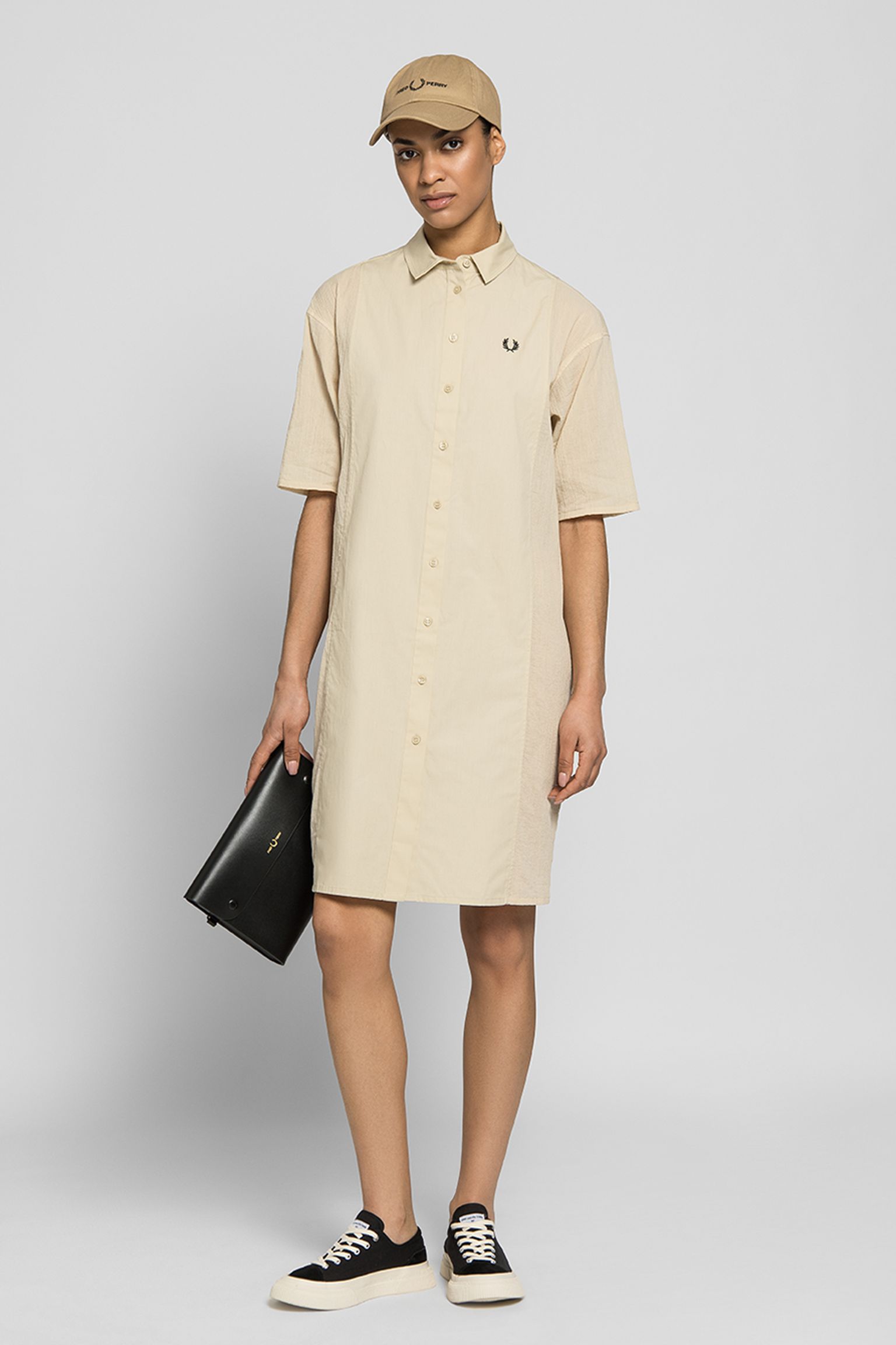 Сукня SHEER PANEL SHIRT DRESS