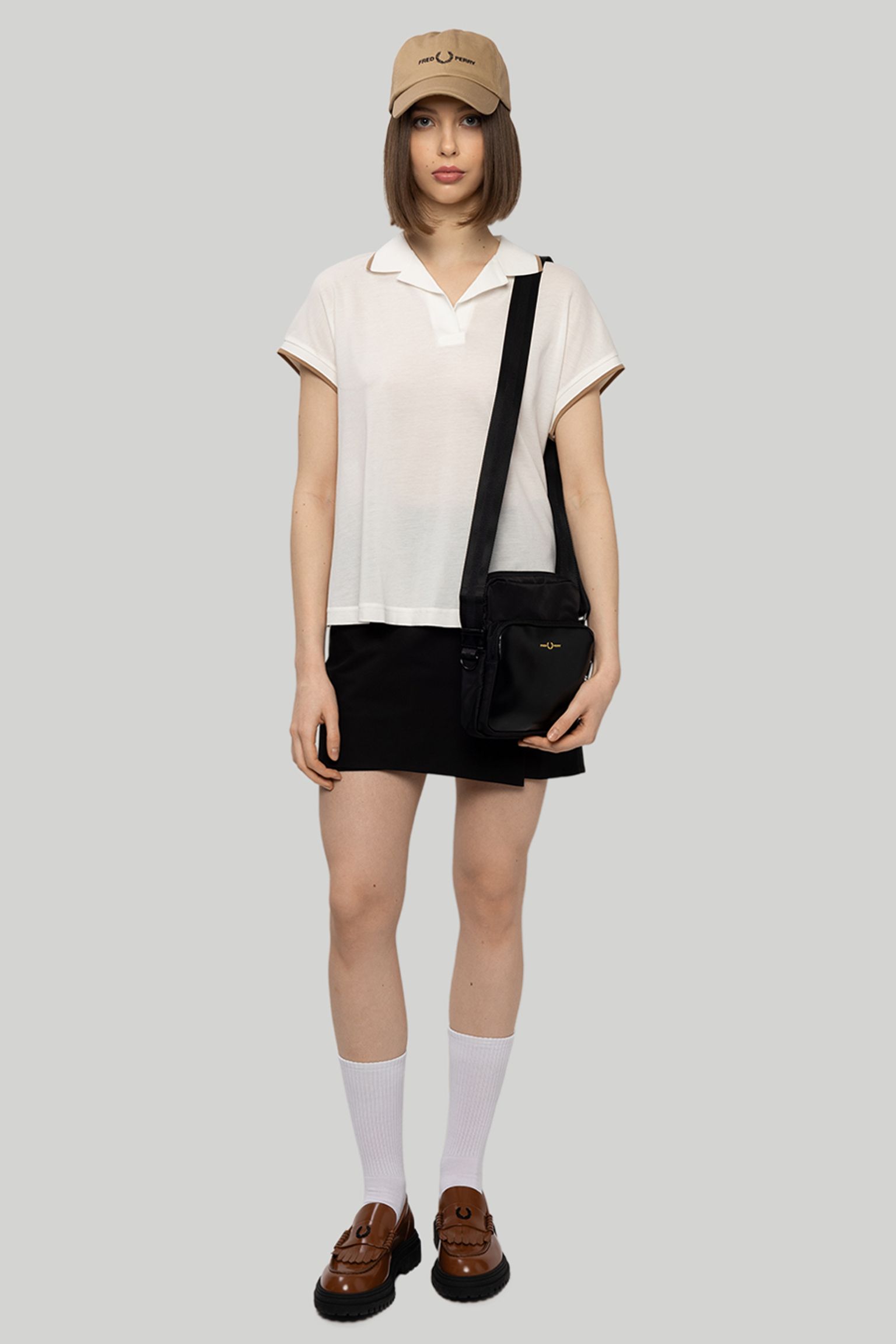 Поло OPEN-COLLAR POLO SHIRT с доставкой