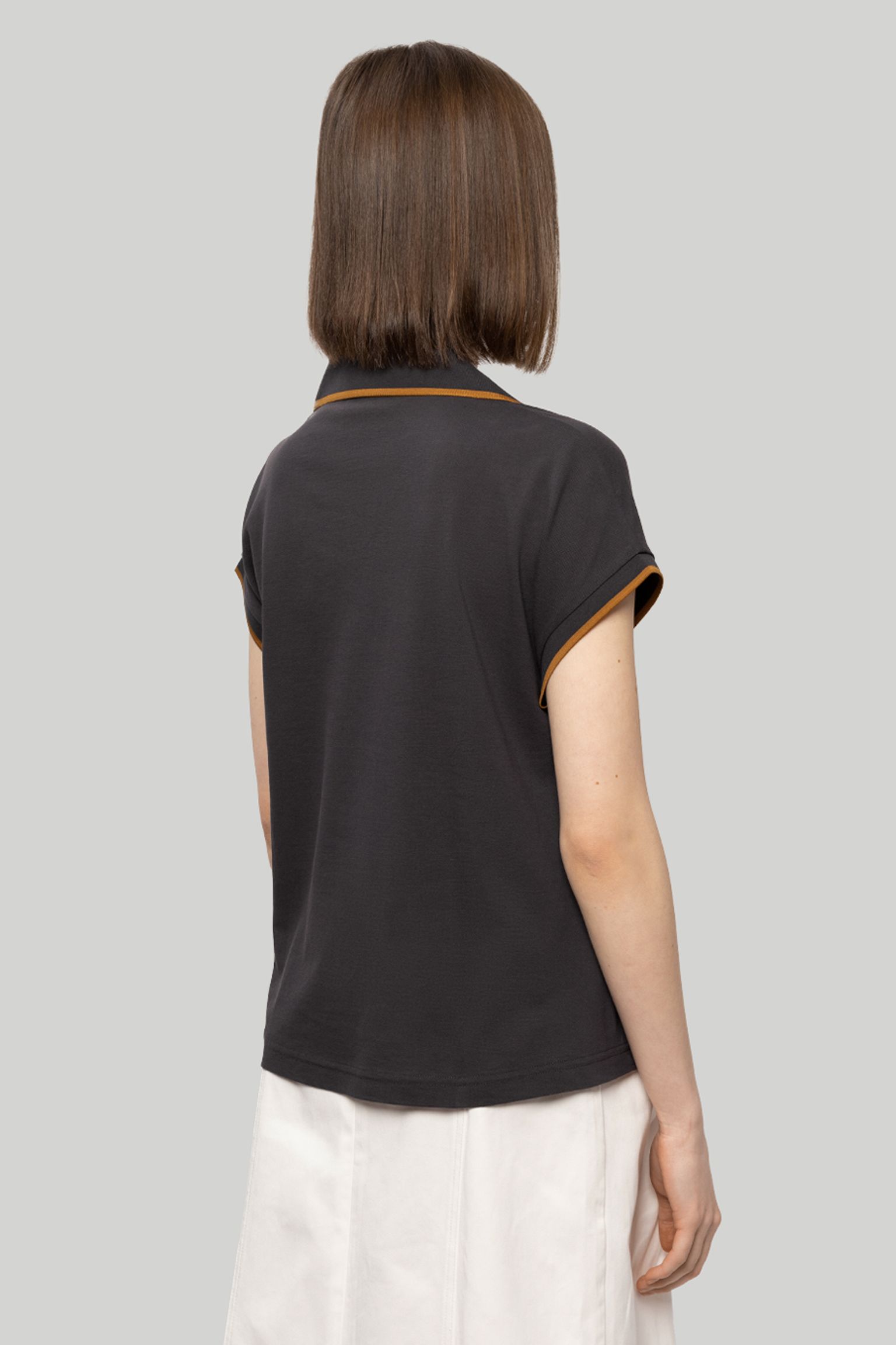 Поло OPEN-COLLAR POLO SHIRT