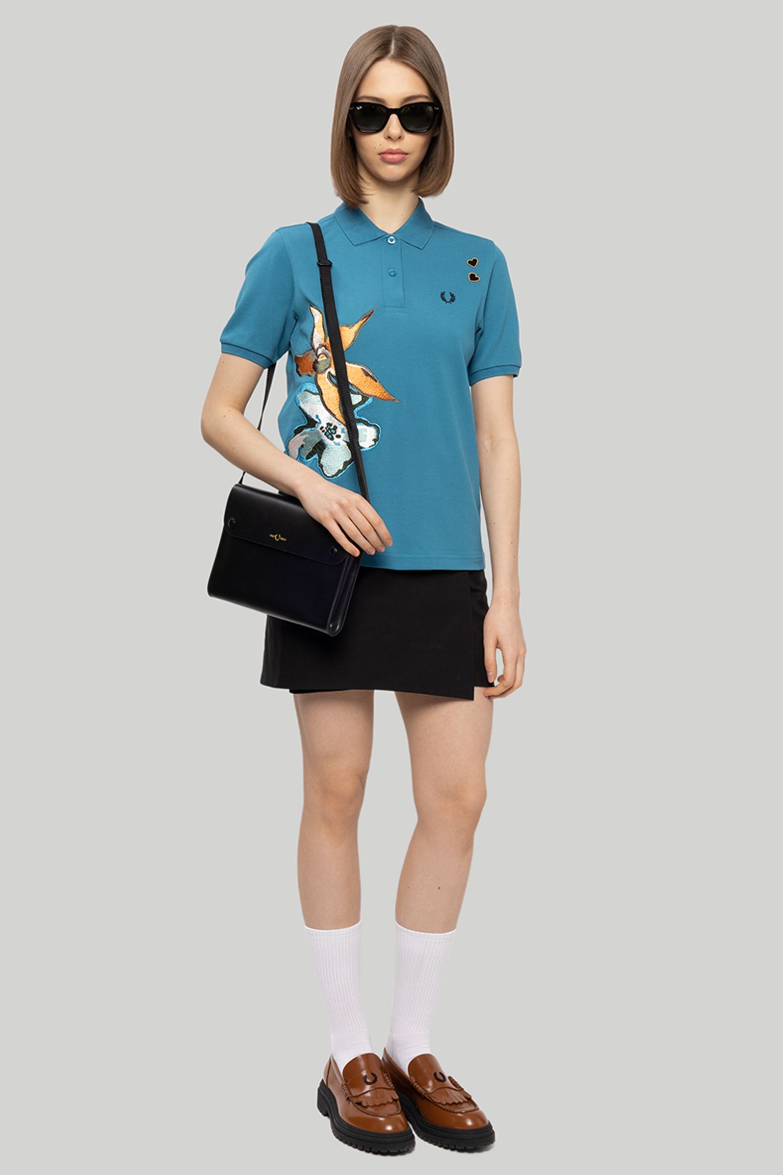 Поло Fred Perry EMBROIDERED FRED PERRY SHIRT с доставкой