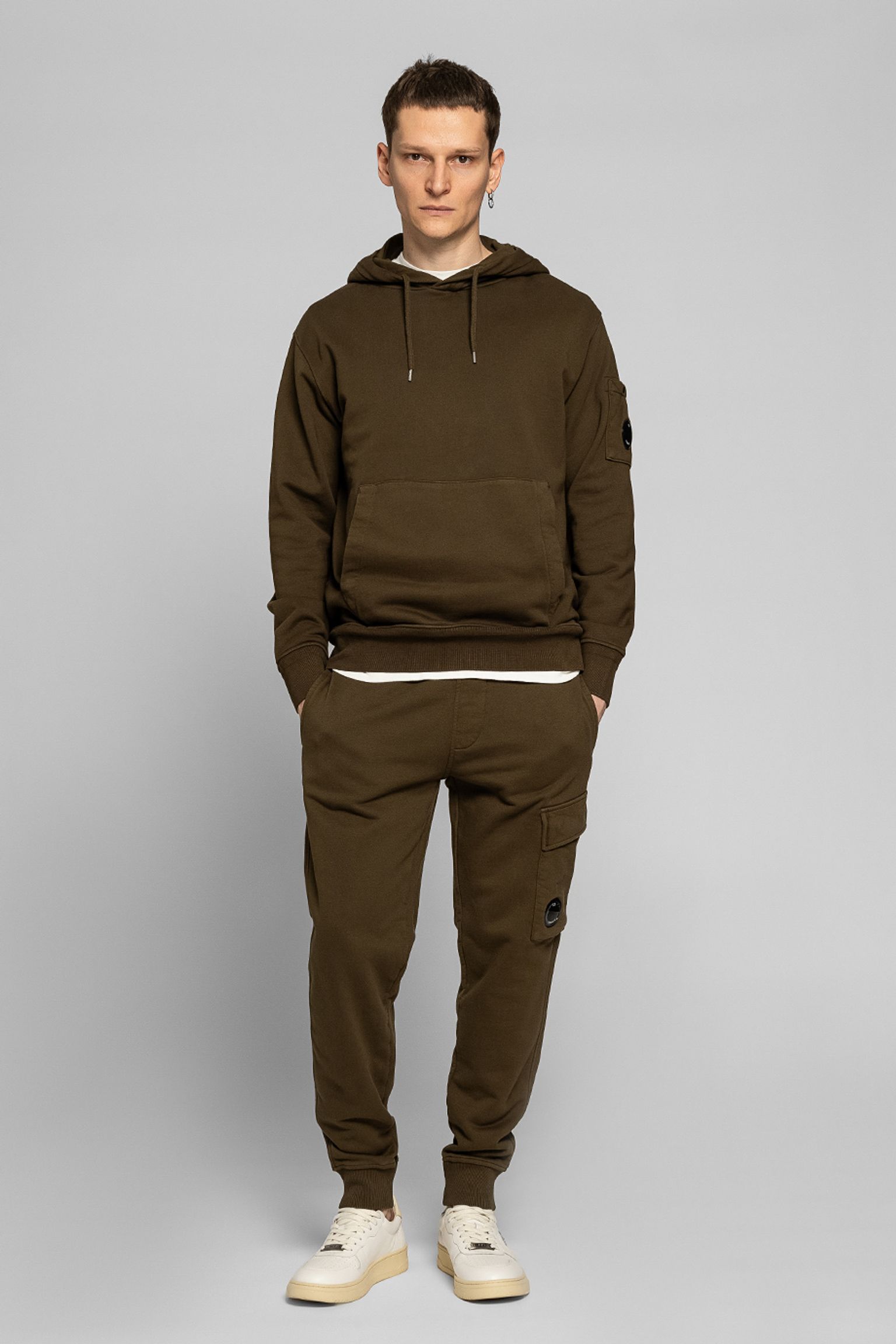 Спортивні брюки COTTON DIAGONAL FLEECE CARGO SWEATPANTS