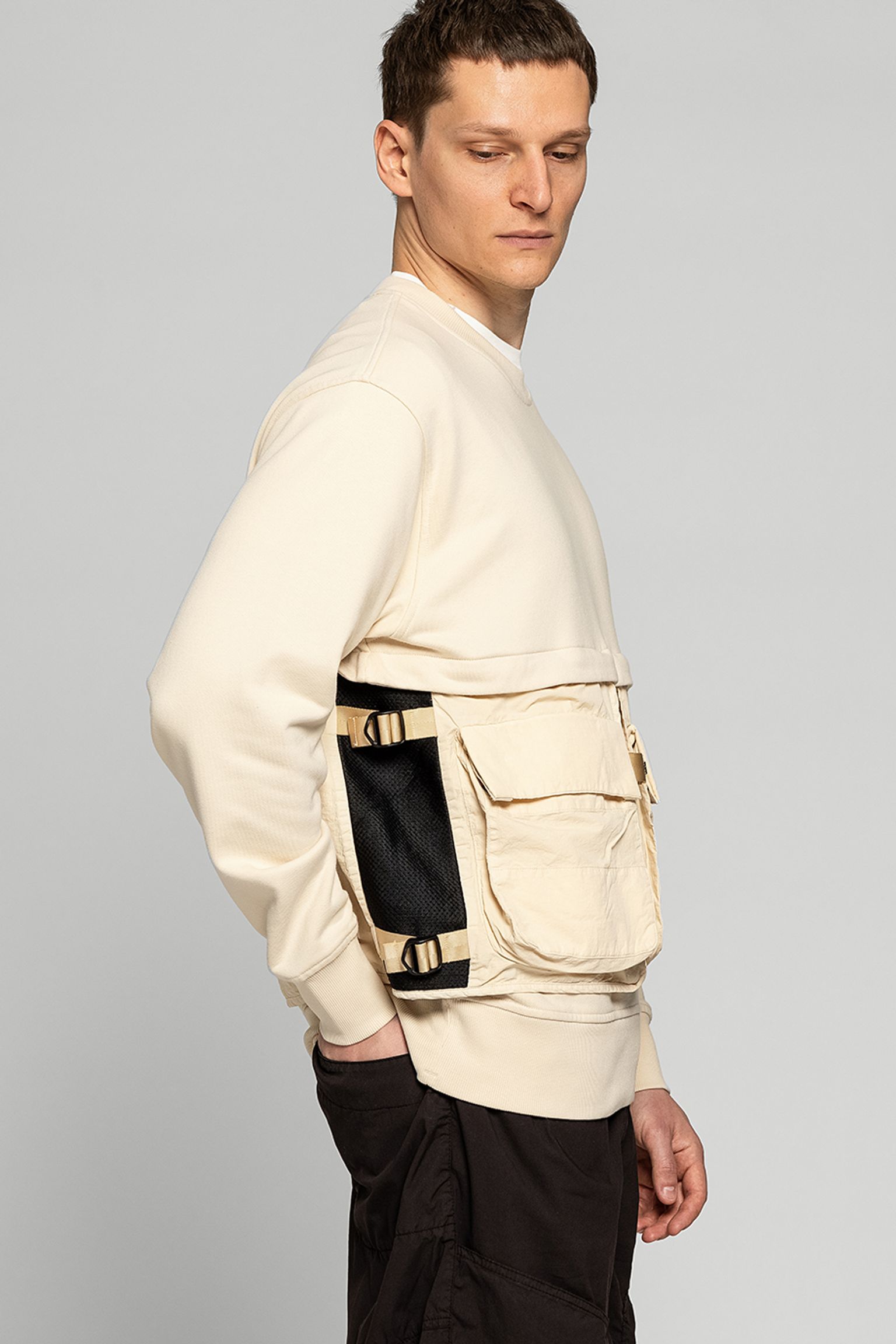Свитшот C.P. Company FLEECE DETACHABLE SWEATSHIRT