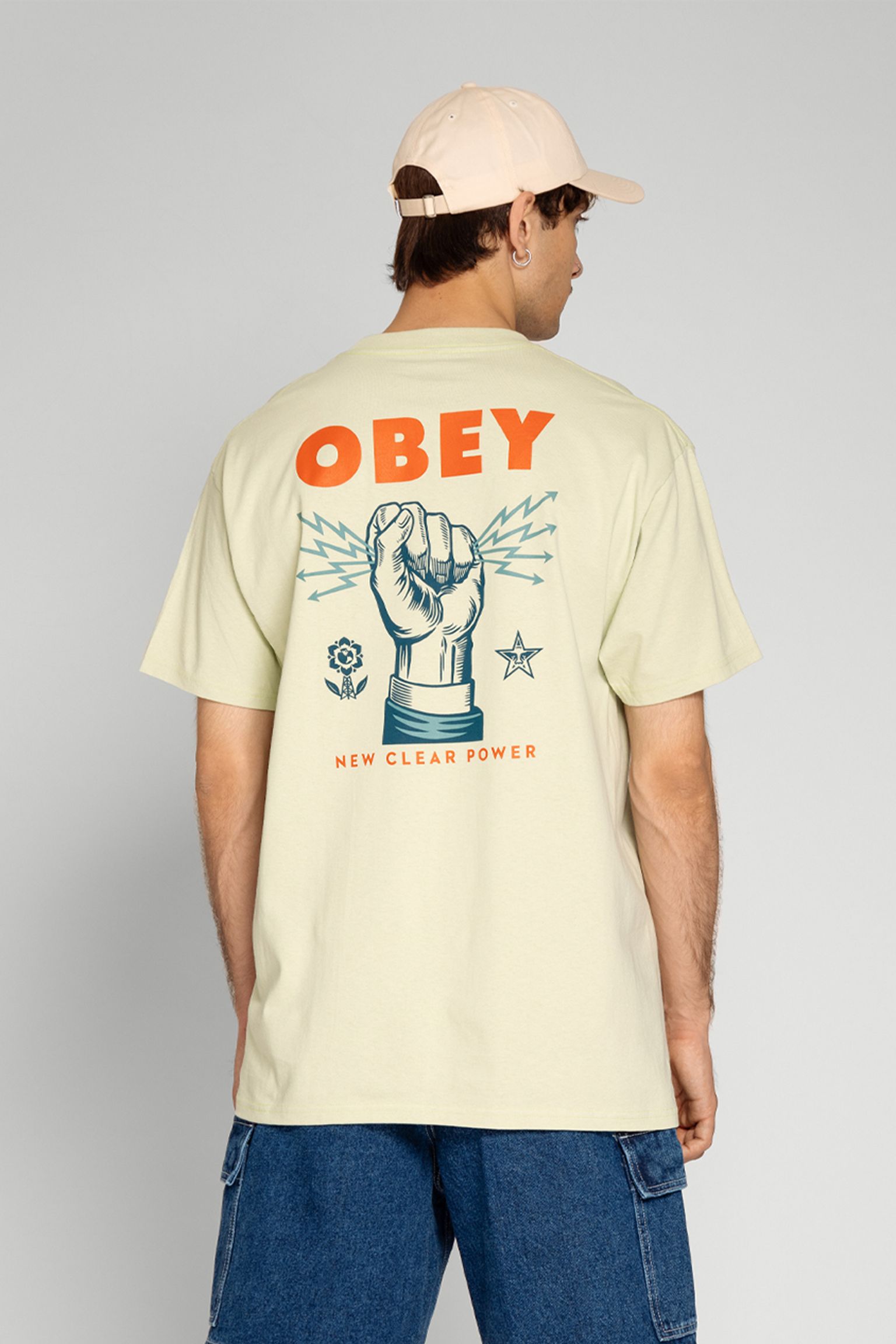 Стильні Футболка OBEY NEW CLEAR POWER