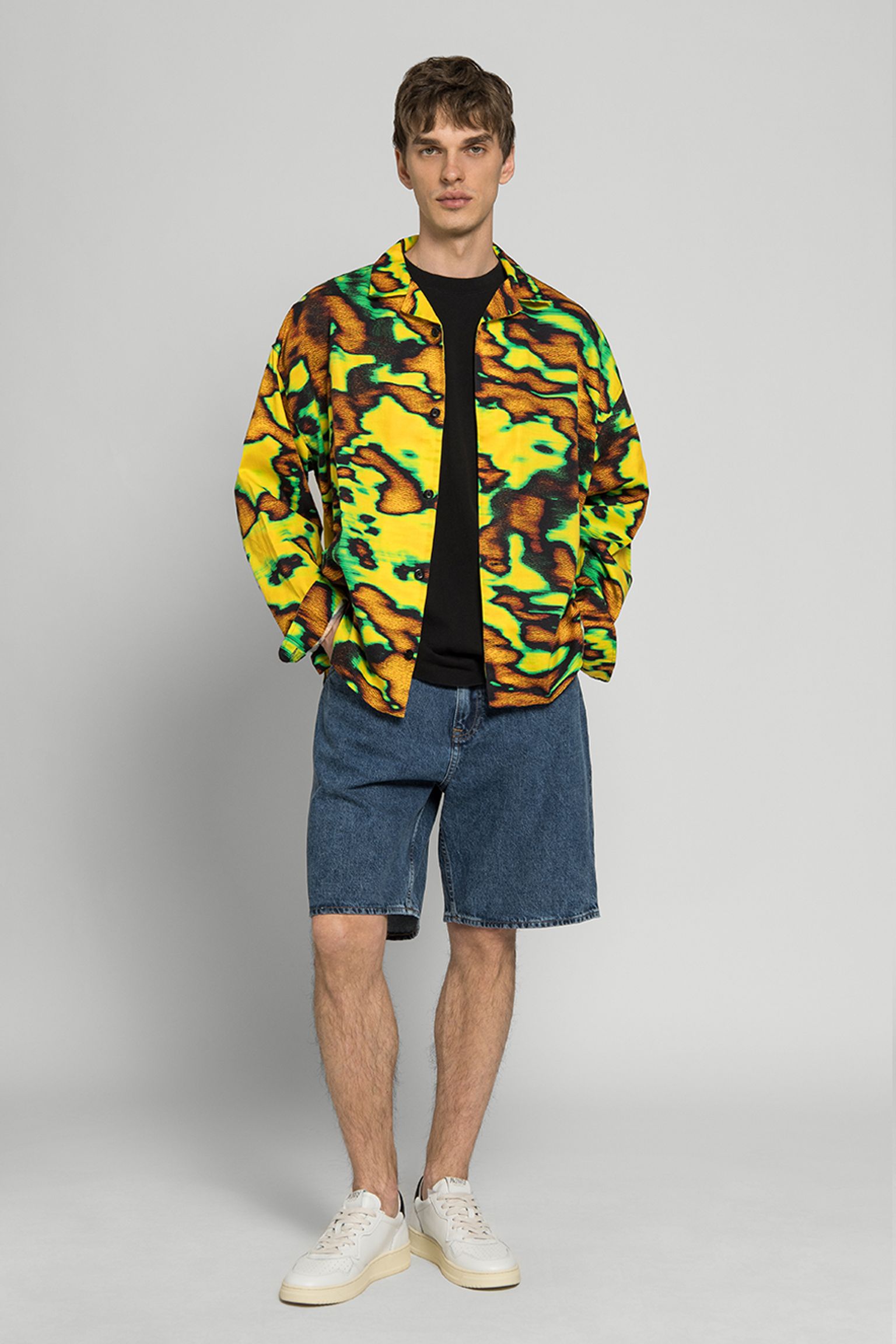Рубашка Sabaku No Yakei Shirt LS AOP Sateen с доставкой