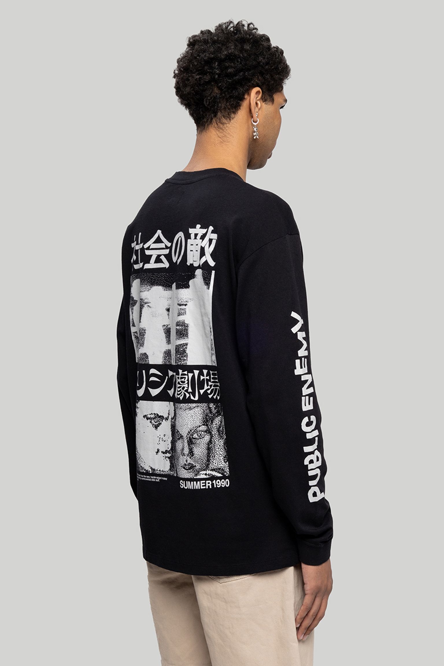 Стильные Лонгслив Public Enemy TS LS Single Jersey