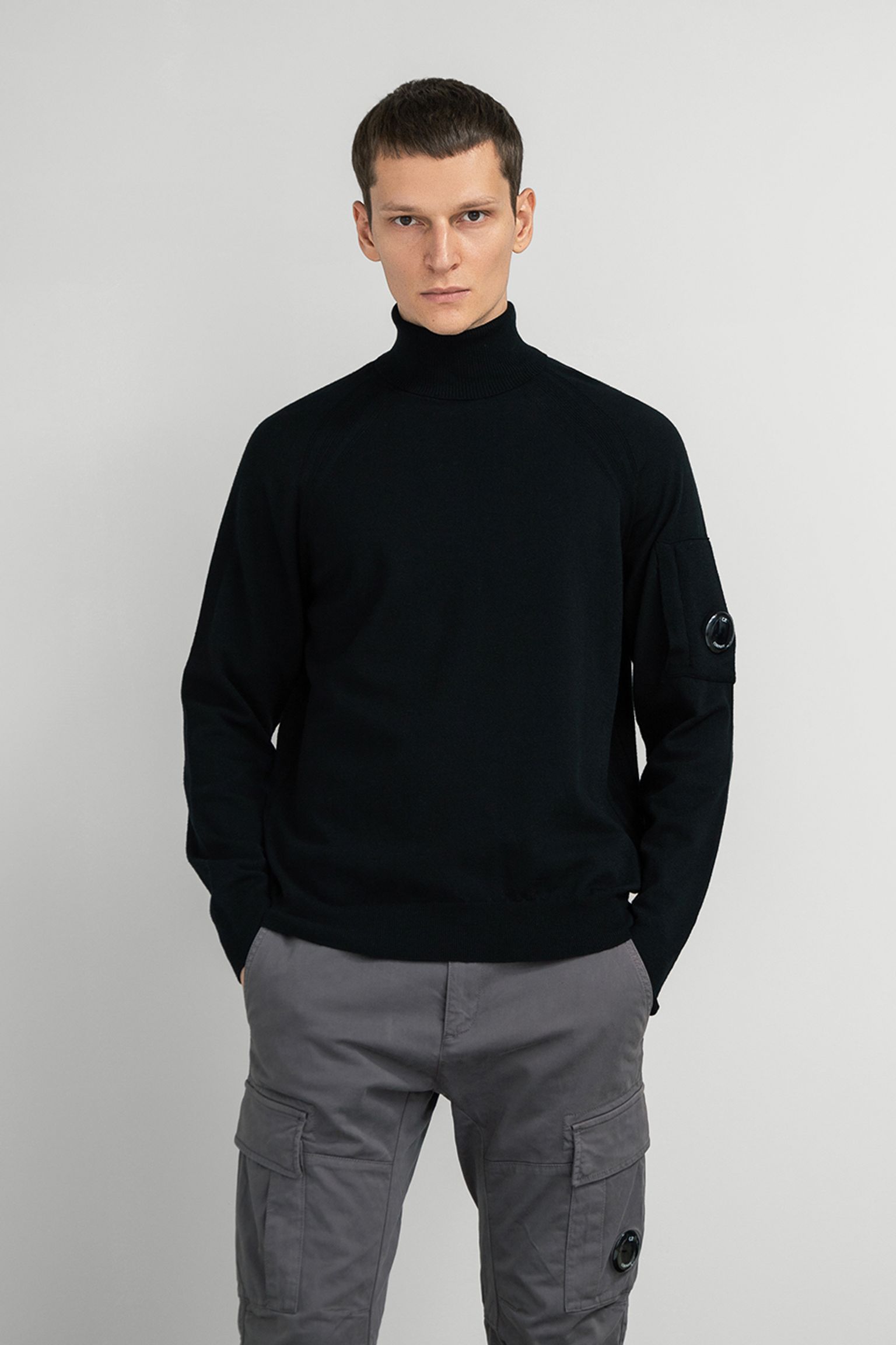 Гольф EXTRA FINE MERINO WOOL ROLL NECK KNIT