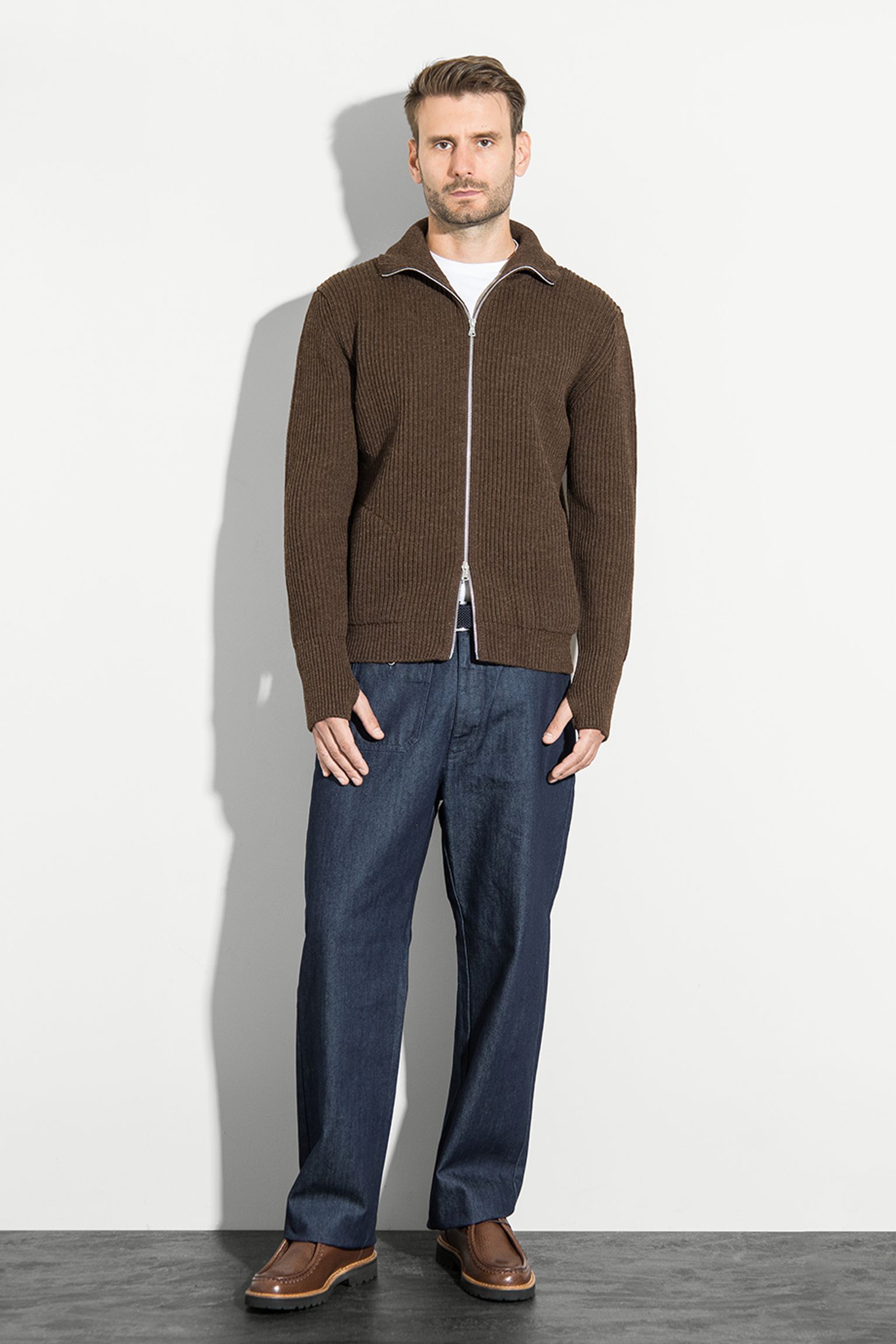 Кардиган NAVY FULL-ZIP POCKETS с доставкой