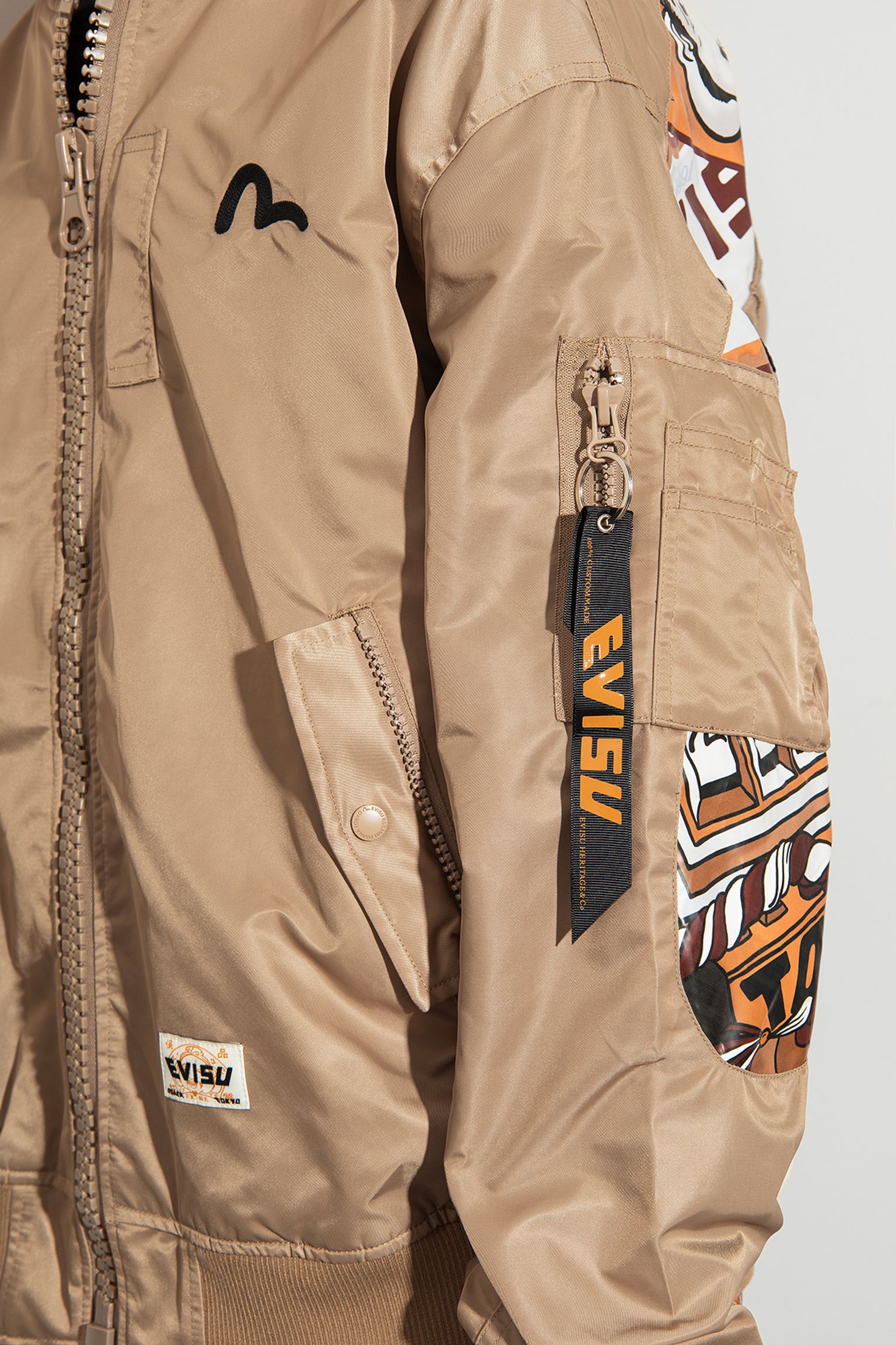 Широкий вибір Куртка Woven Virtual Vacation Daicock Print Bomber Jacket