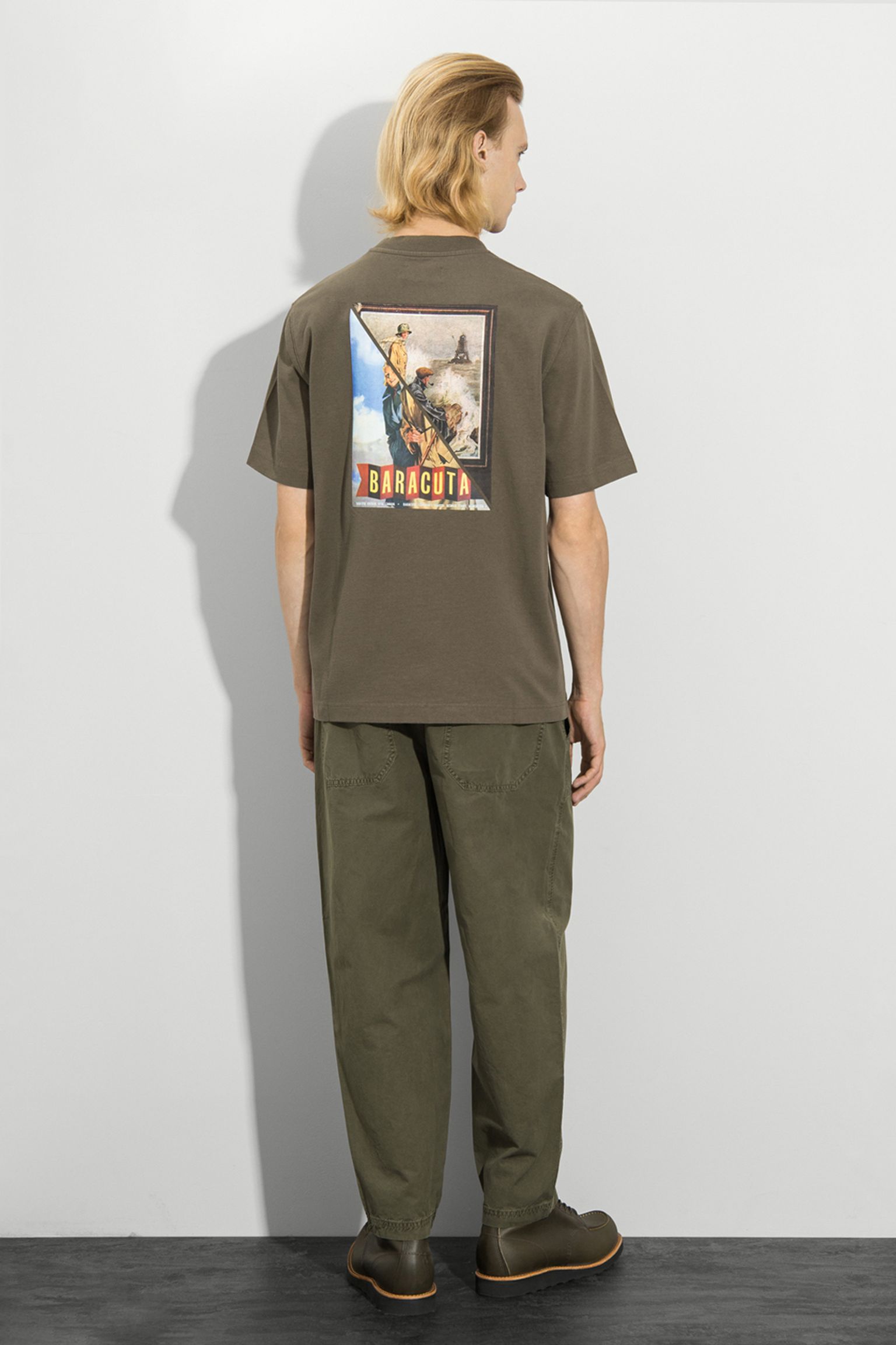 Стильні Футболка Barbour x Baracuta archive relaxed t-shirt