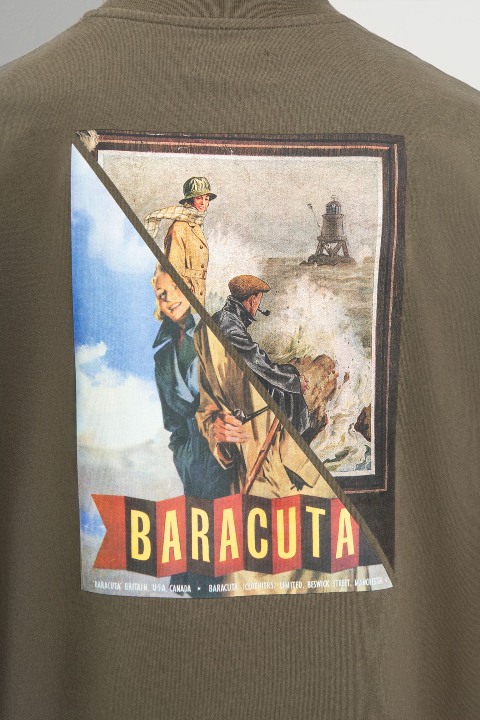 Широкий вибір Футболка Barbour x Baracuta archive relaxed t-shirt