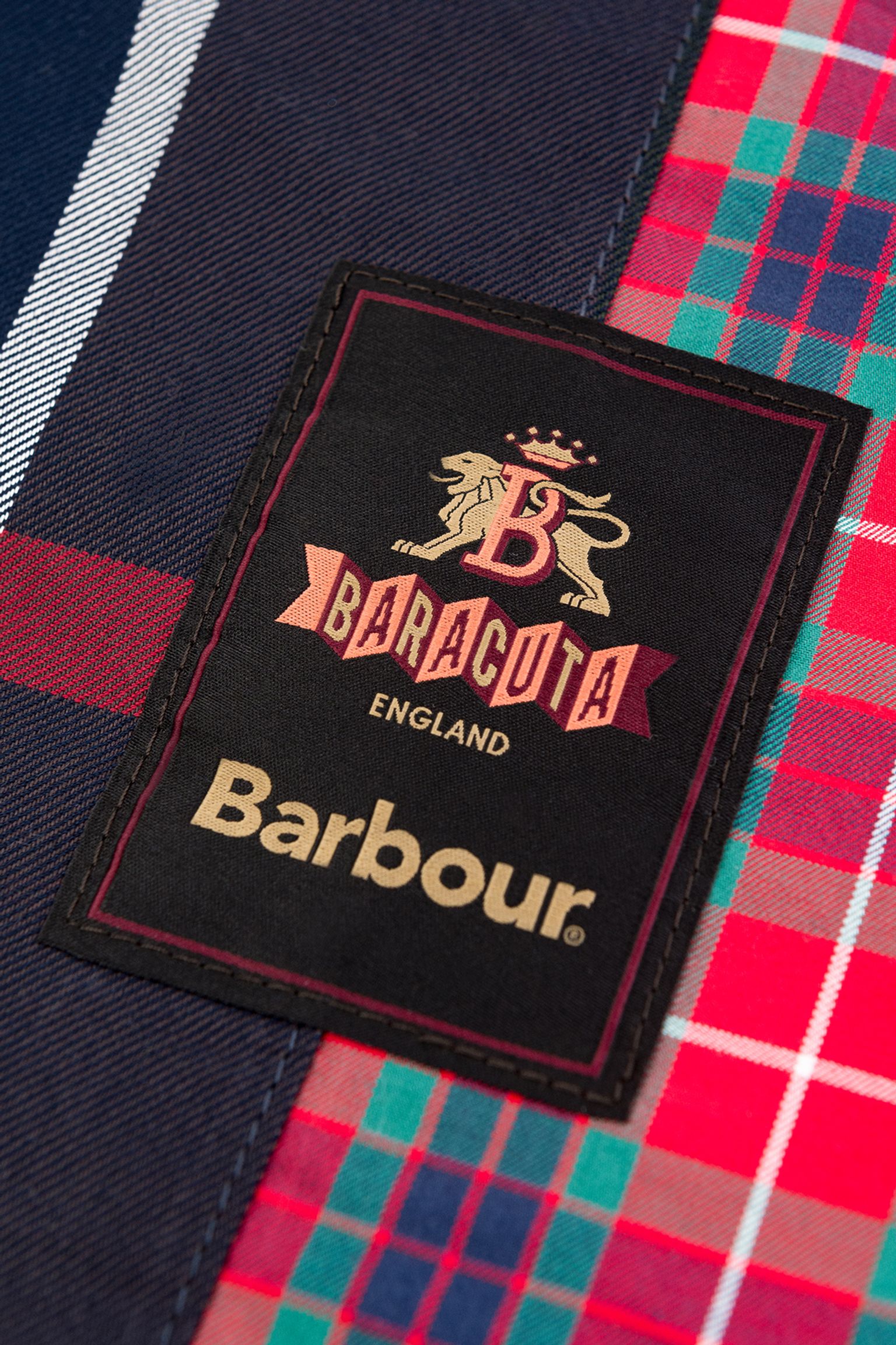 Стильні Barbour x Baracuta Сумка Tartan Bag