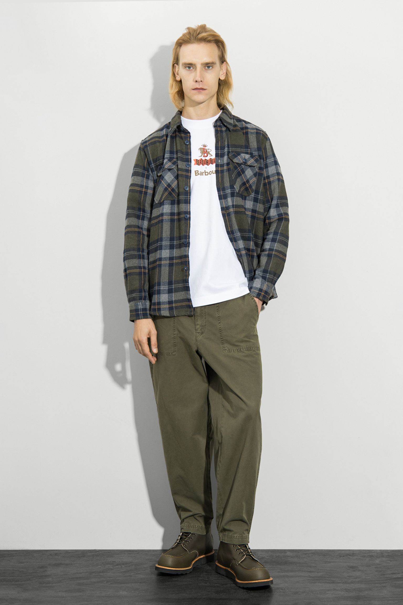 Брюки grindle relaxed canvas trouser