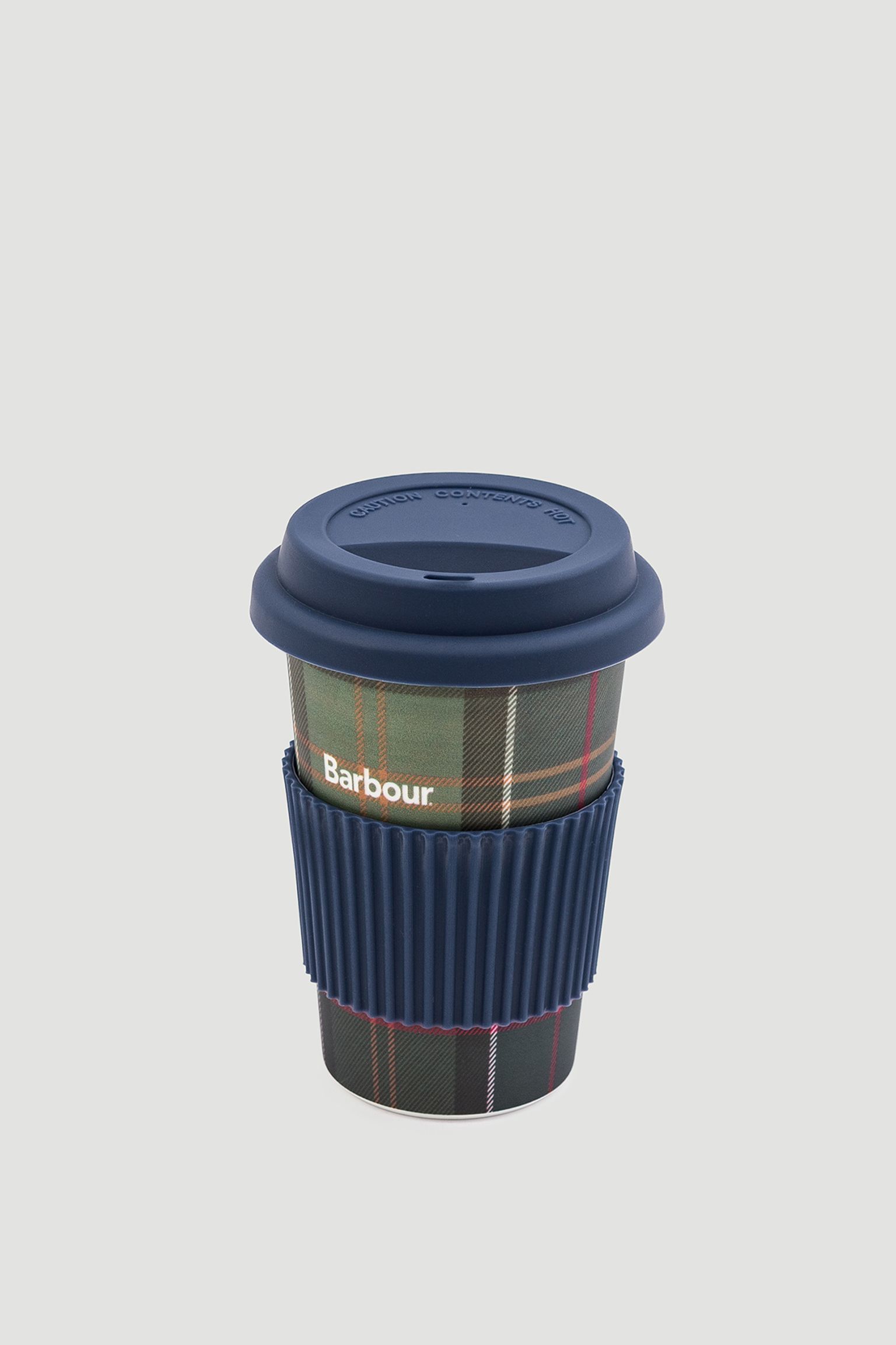 Термокружка reusable tartan travel mug