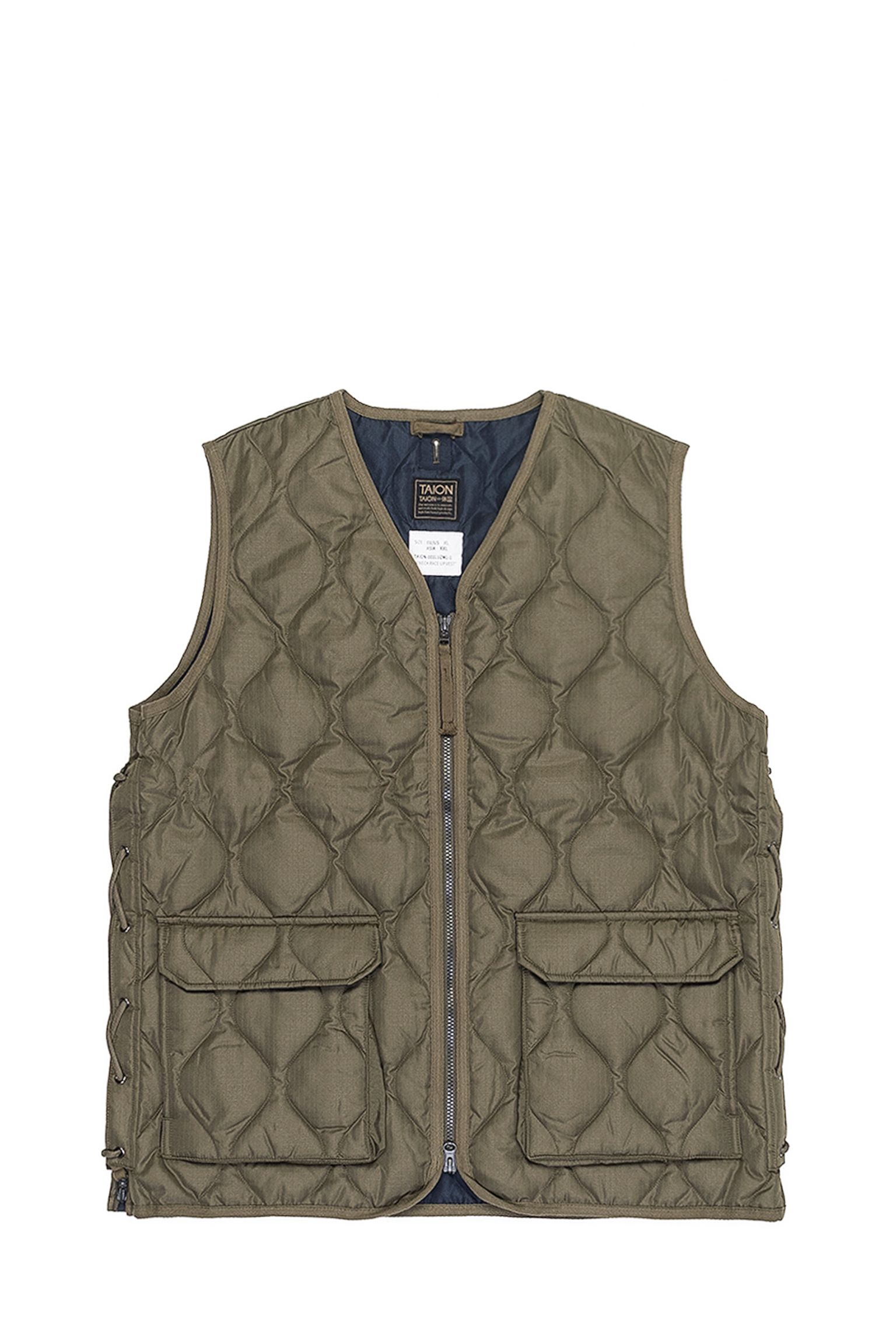 Жилет пуховий MILITARY W-ZIP LACE UP V NECK DOWN VEST