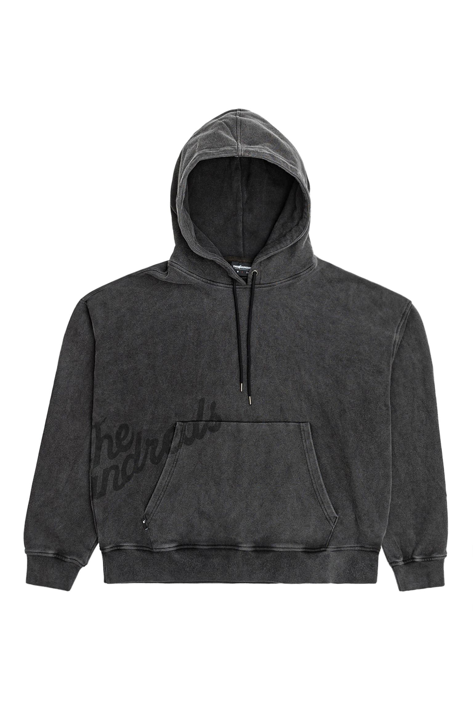 худі Washed Slant Pullover