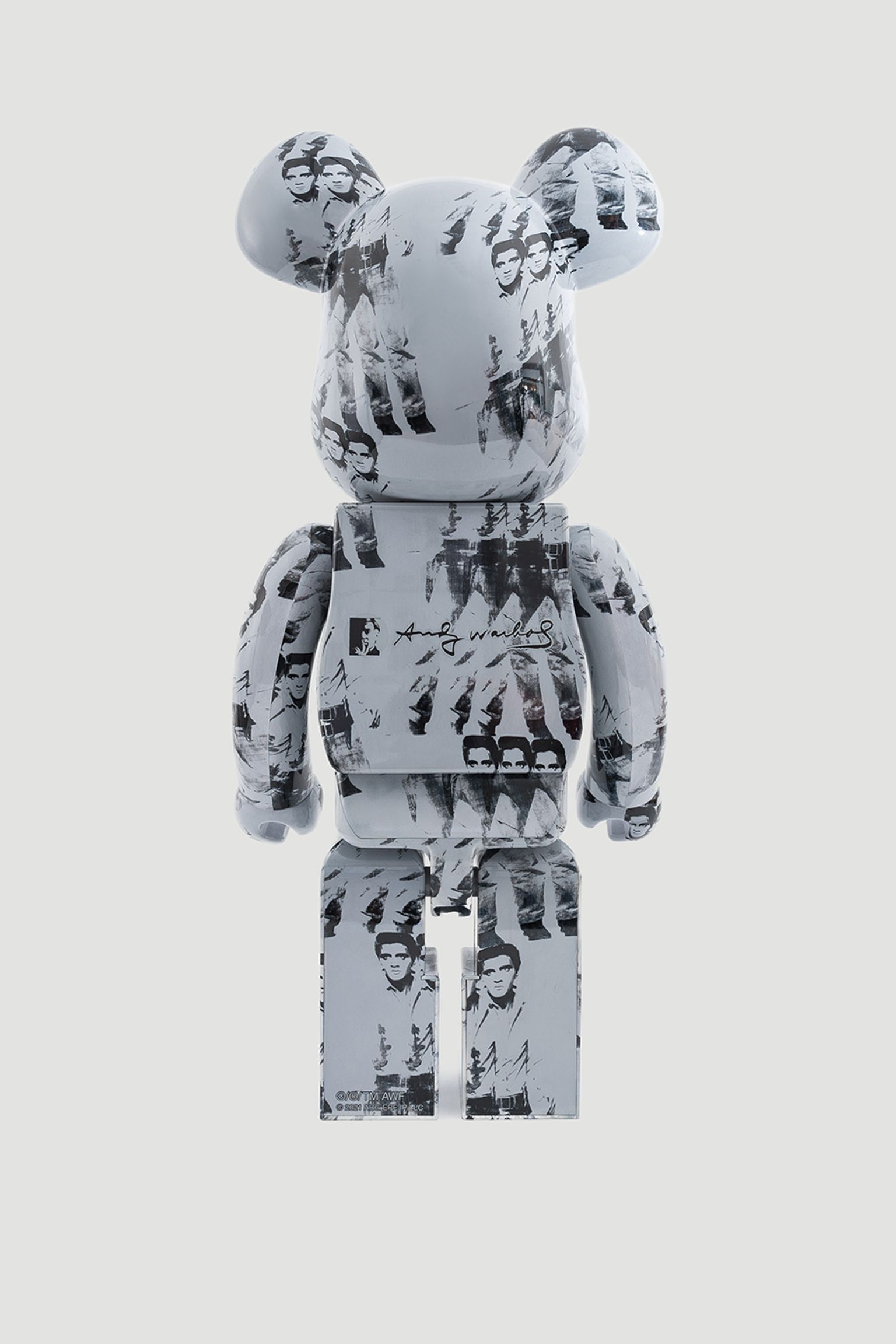 Іграшка BEARBRICK Andy Warhol Elvis Presley  1000%