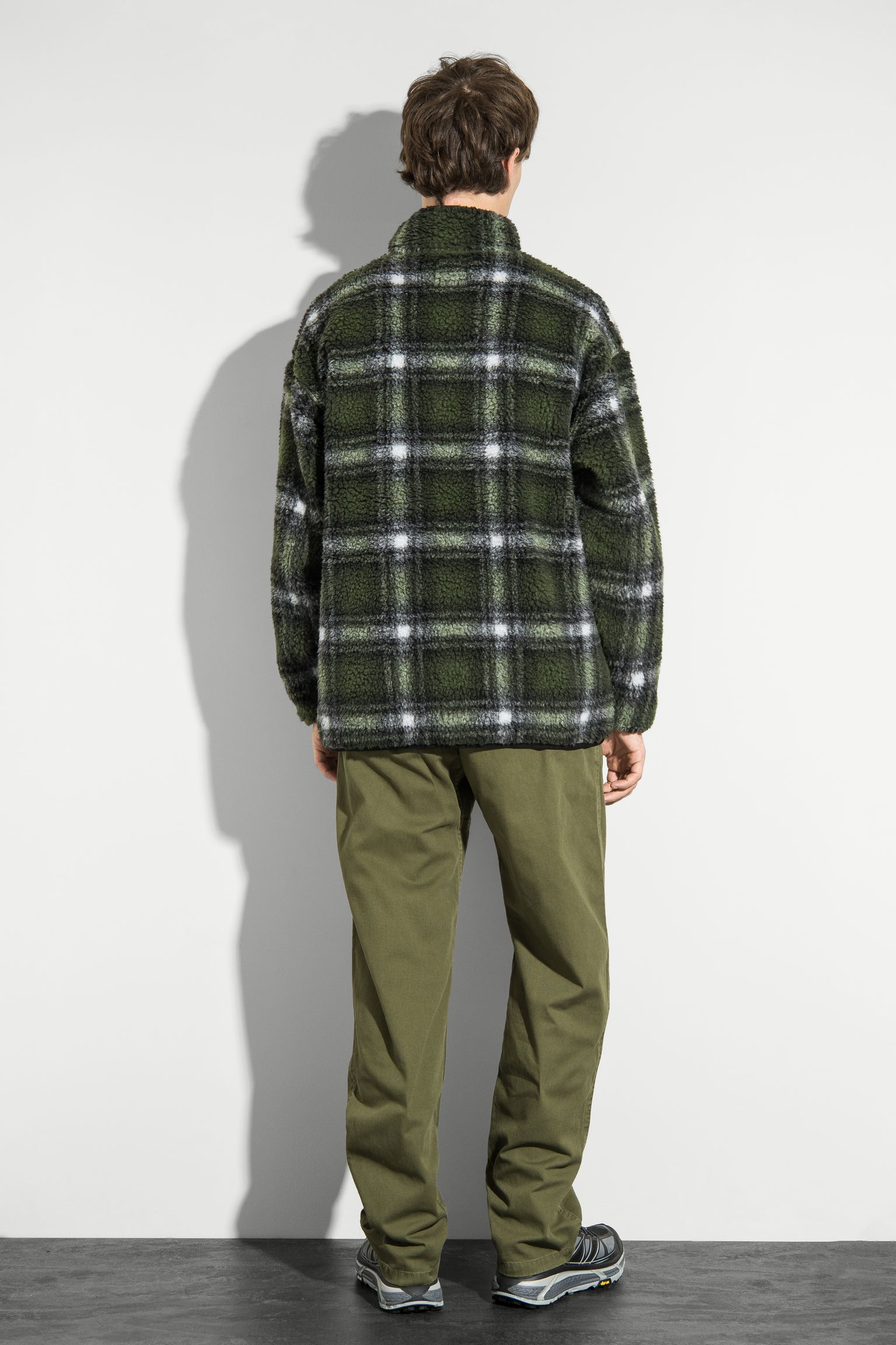 Стильные Куртка флисовая SHADOW PLAID SHERPA JACKET