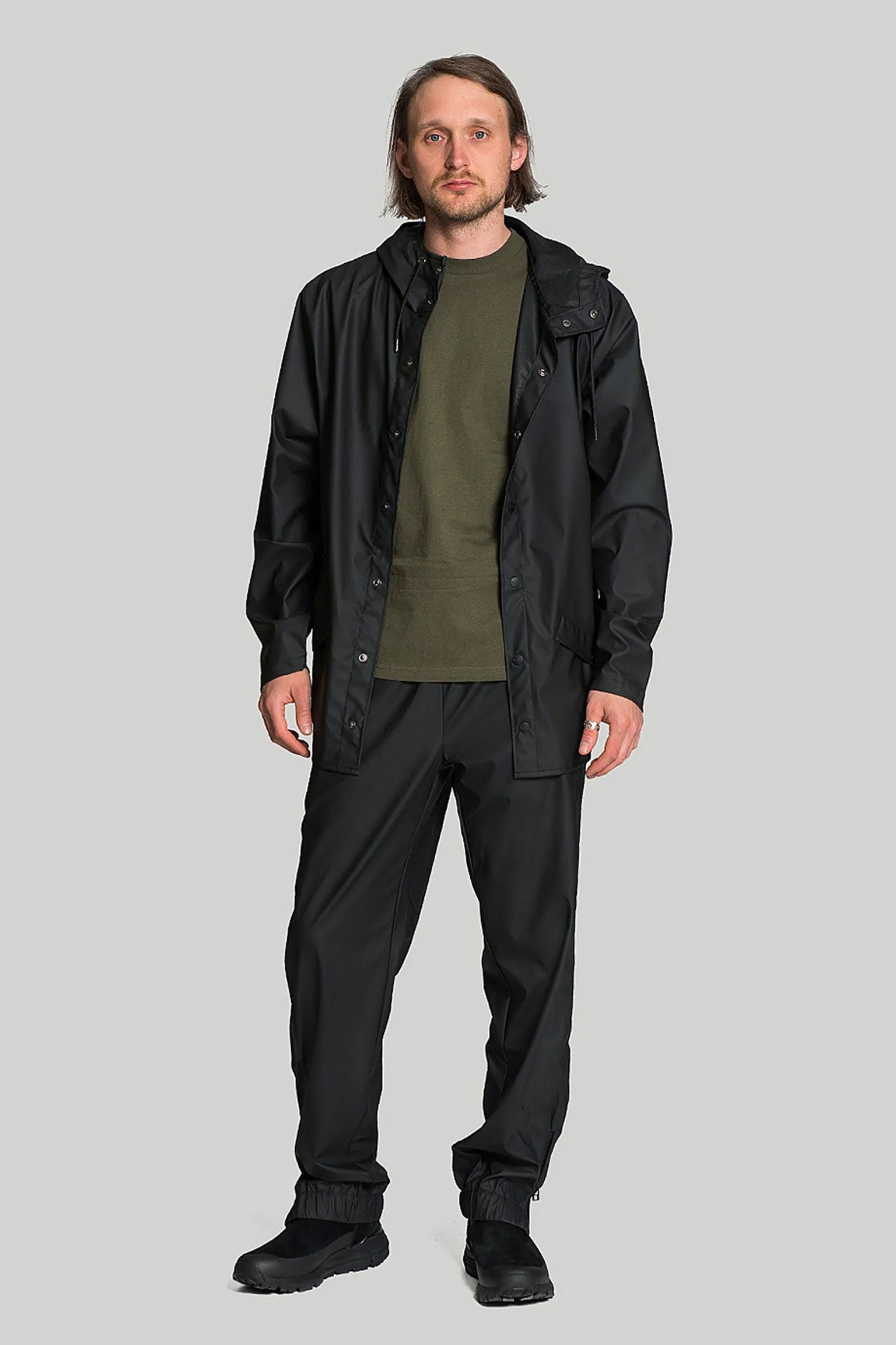 Плащ Rains Jacket Black купить в Украине