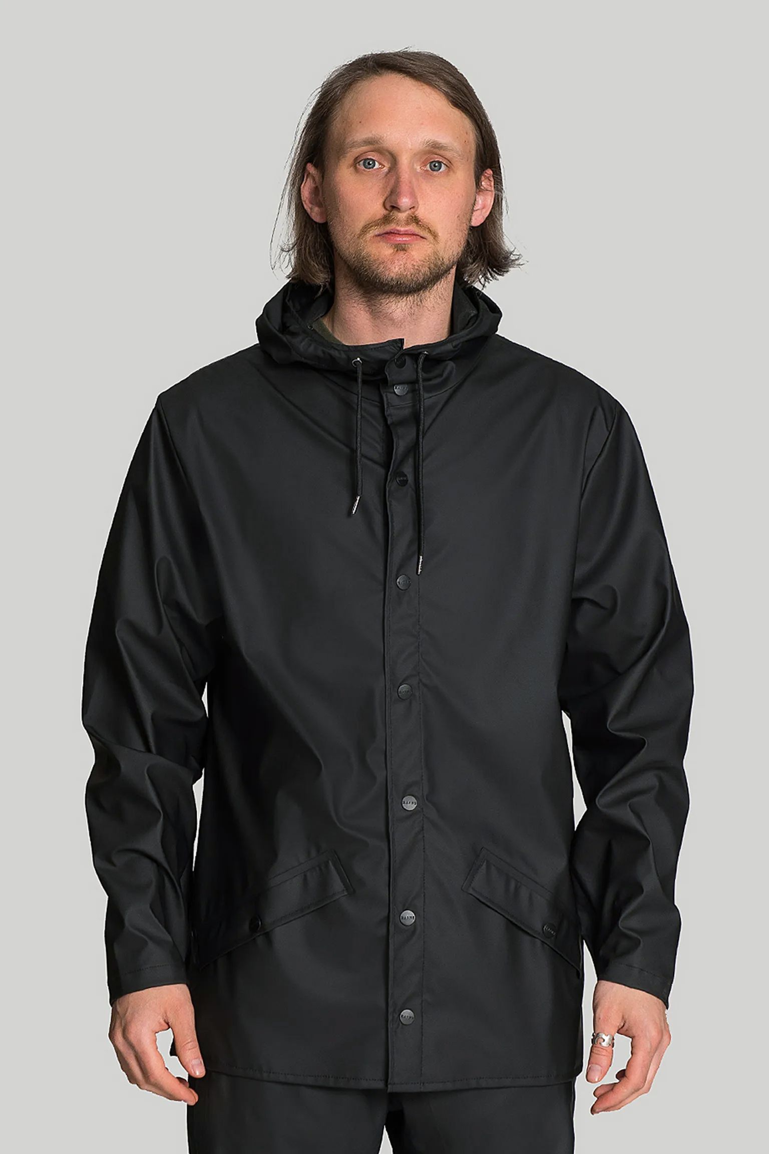 Плащ Rains Jacket Black с доставкой