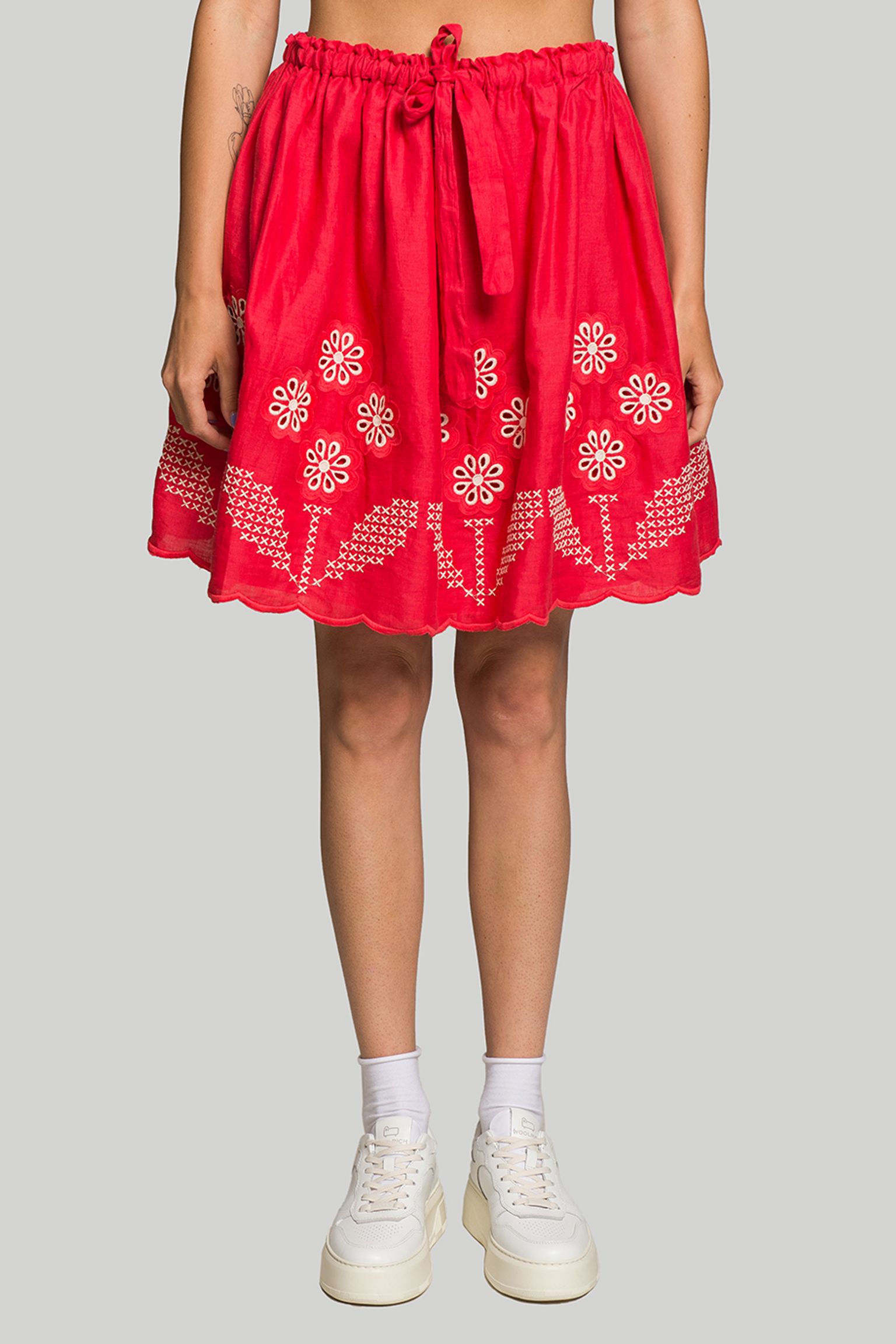 Спідниця Innika Choo MINI SKIRT FLAME RED з доставкою
