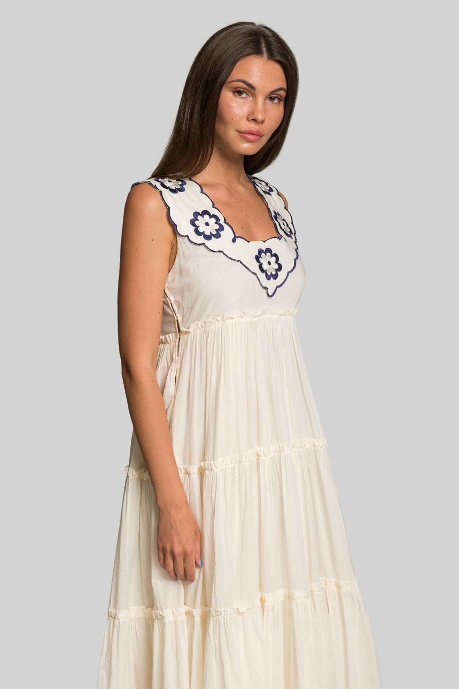 Платье Innika Choo RAMIE BIG FRILL LONG с доставкой