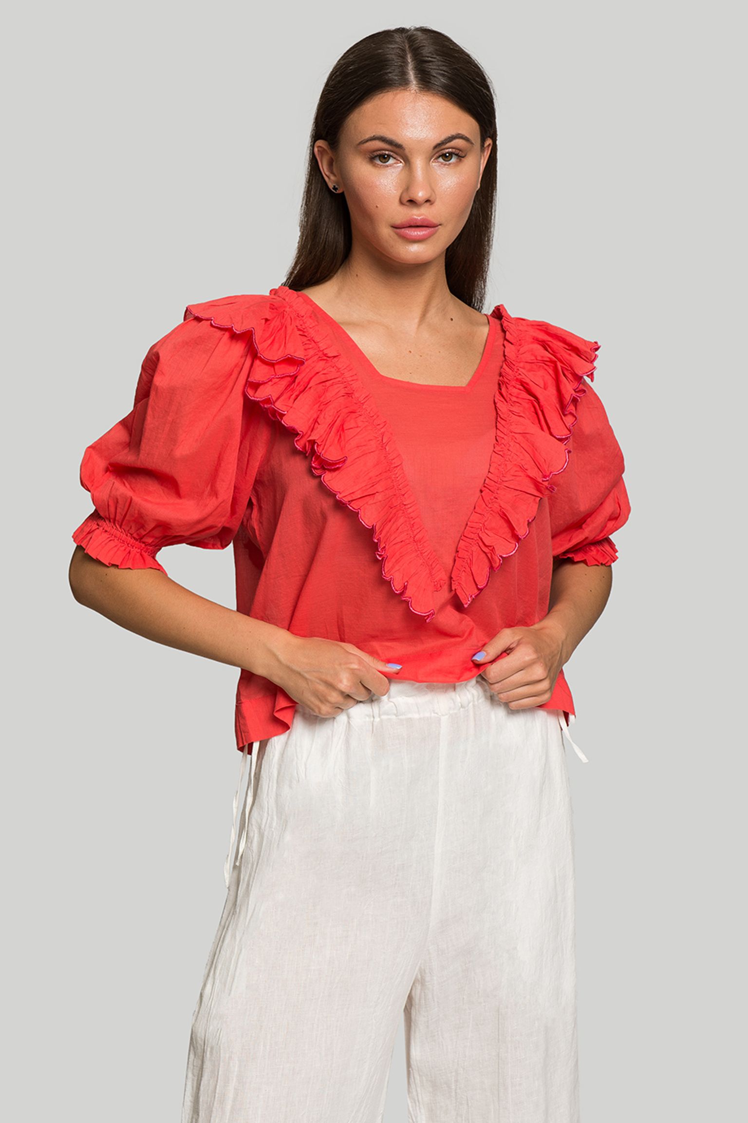 Блузка Innika Choo FRILL BLOUSE