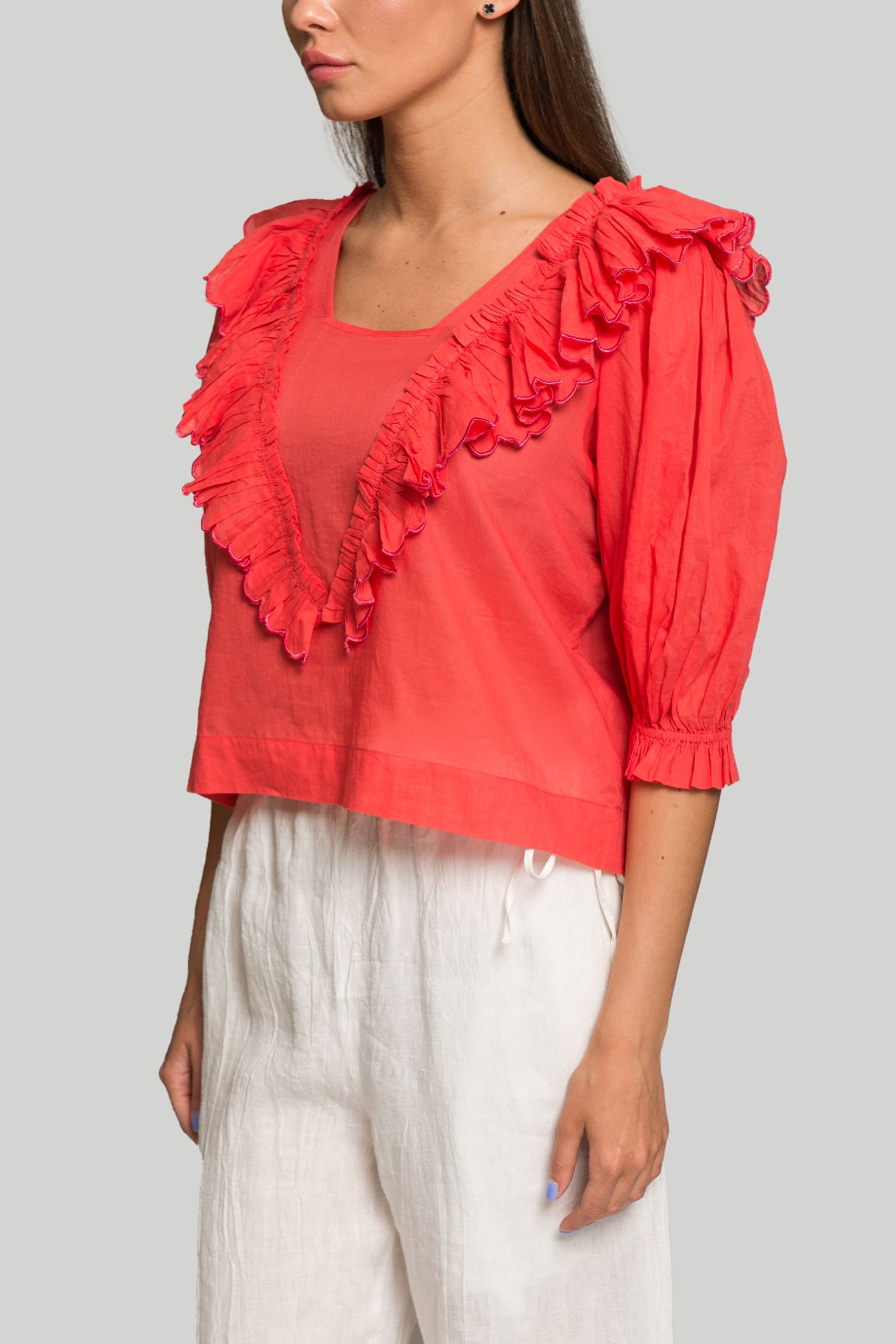 Блузка Innika Choo FRILL BLOUSE