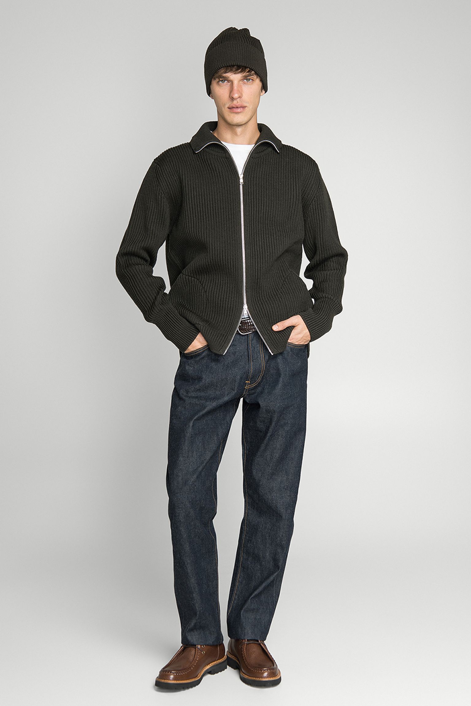 Кардиган NAVY FULL-ZIP POCKETS с доставкой