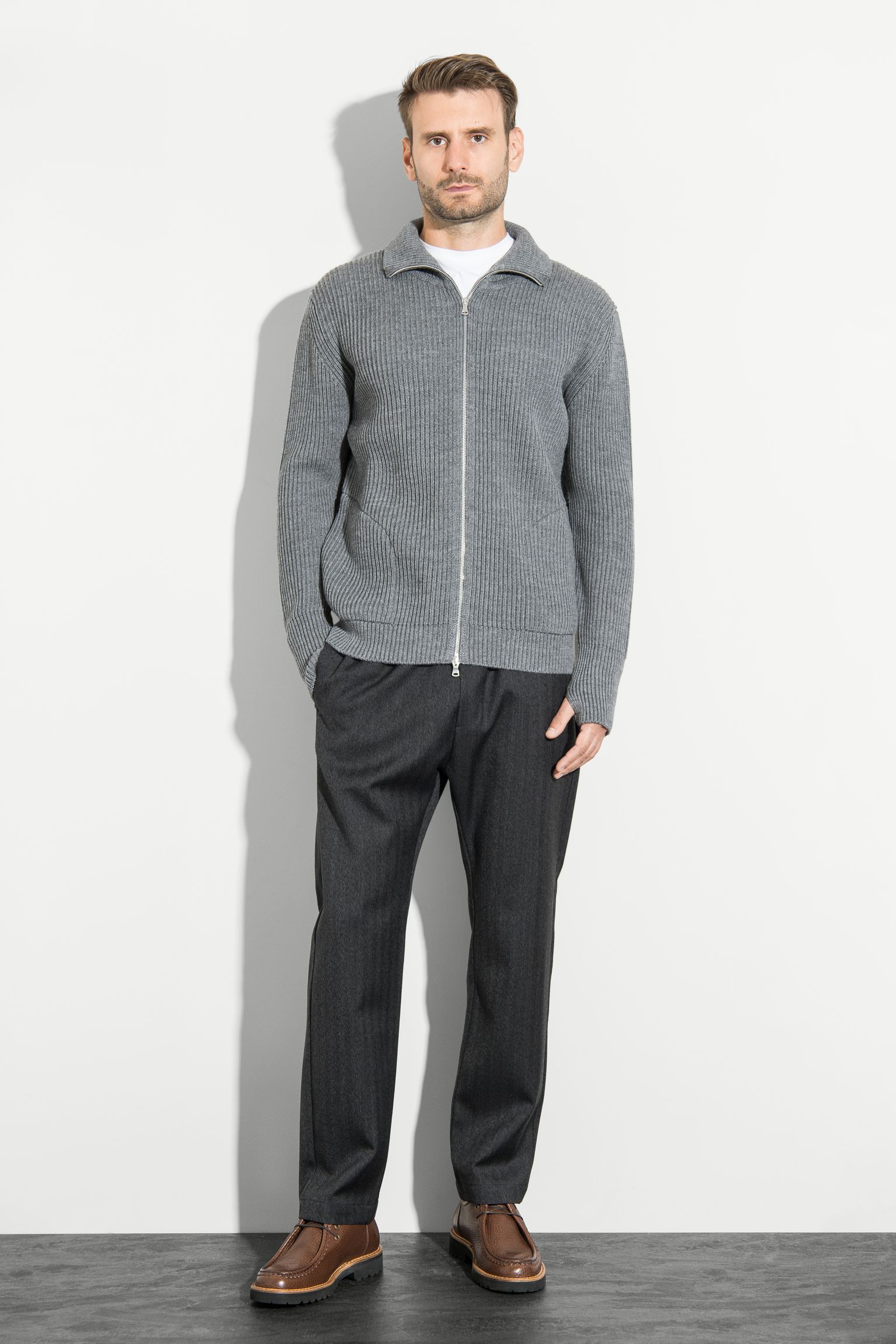 Кардиган NAVY FULL-ZIP POCKETS с доставкой