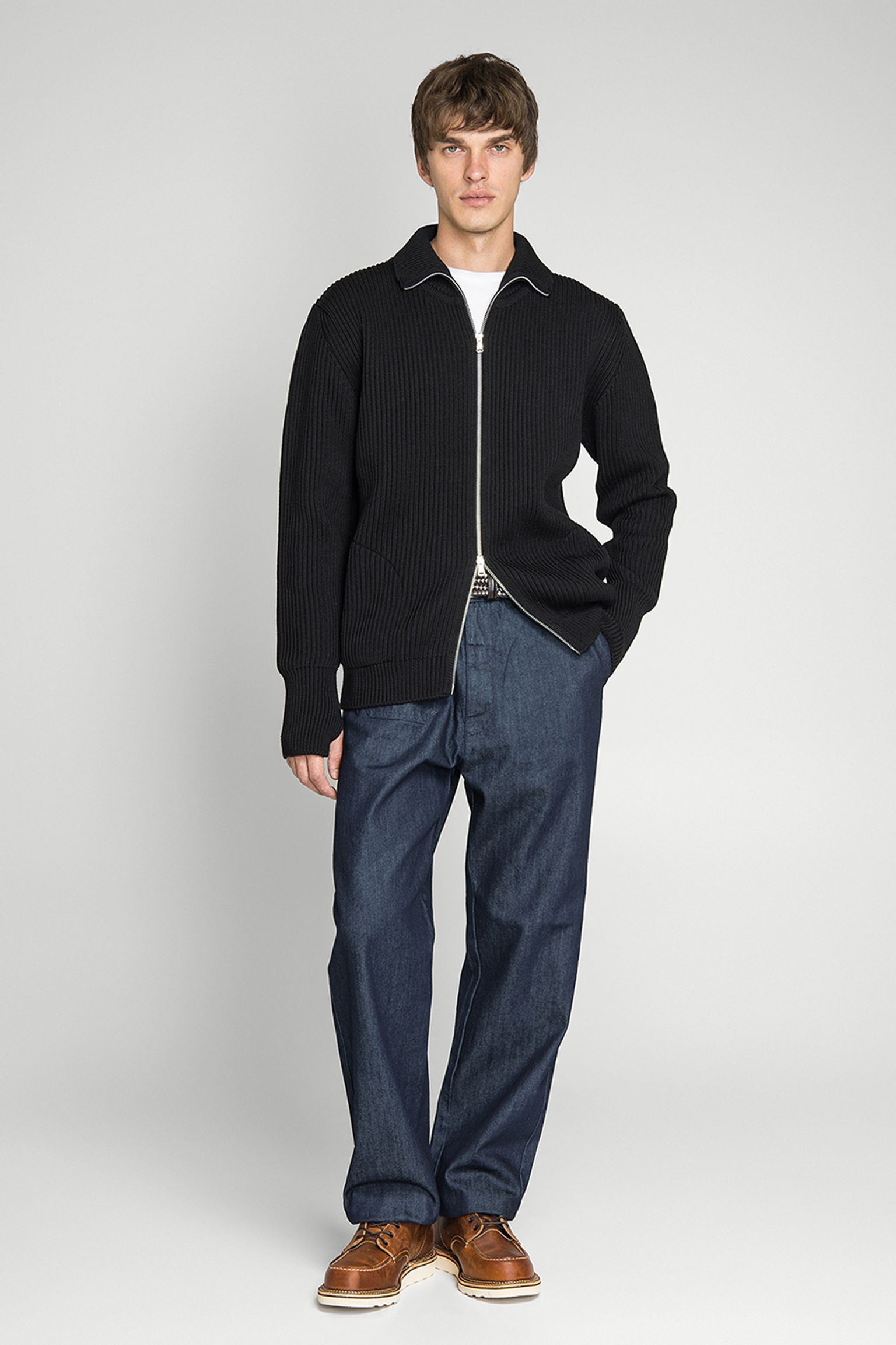 Кардиган NAVY FULL-ZIP POCKETS с доставкой