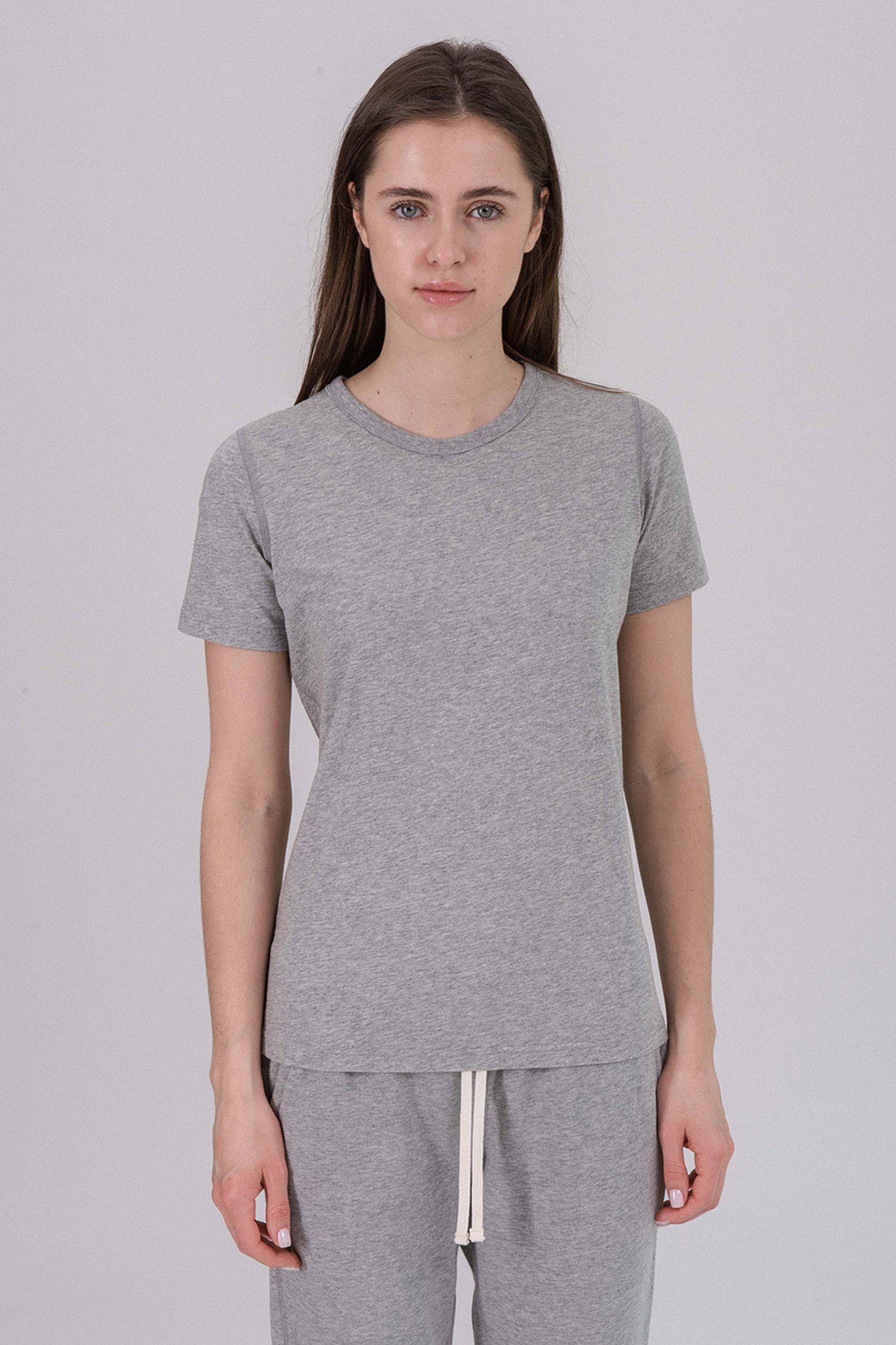 Футболка REIGNING CHAMP Women's Knit Pima Jersey Ss Set In Tee