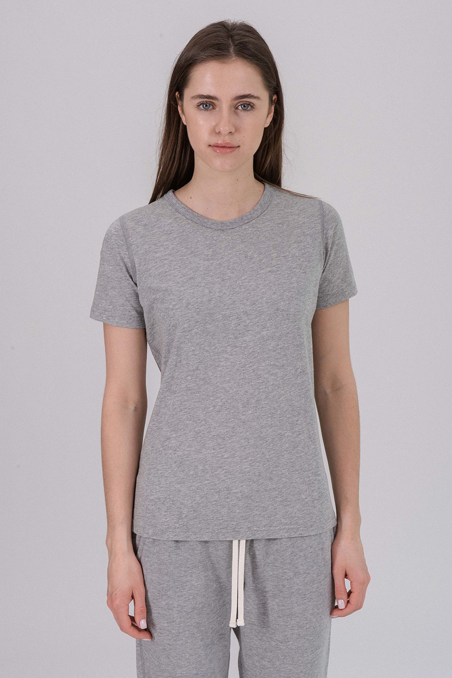 Футболка REIGNING CHAMP Women's Knit Pima Jersey Ss Set In Tee купити
