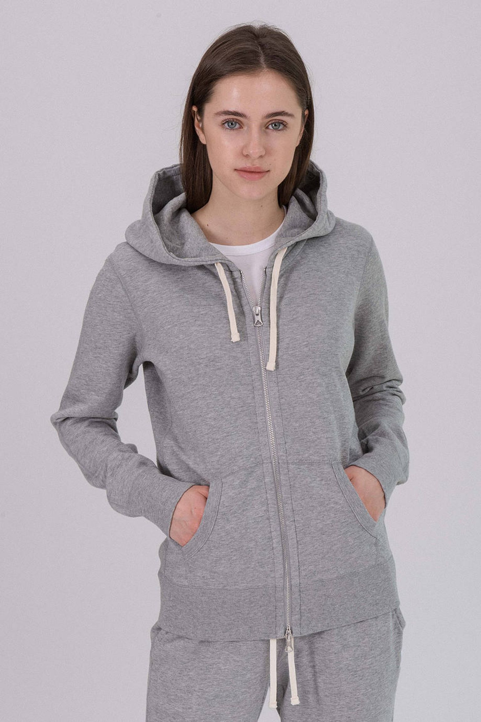 Спортивна кофта REIGNING CHAMP Women's Knit Pima Terry Full Zip Hoodie