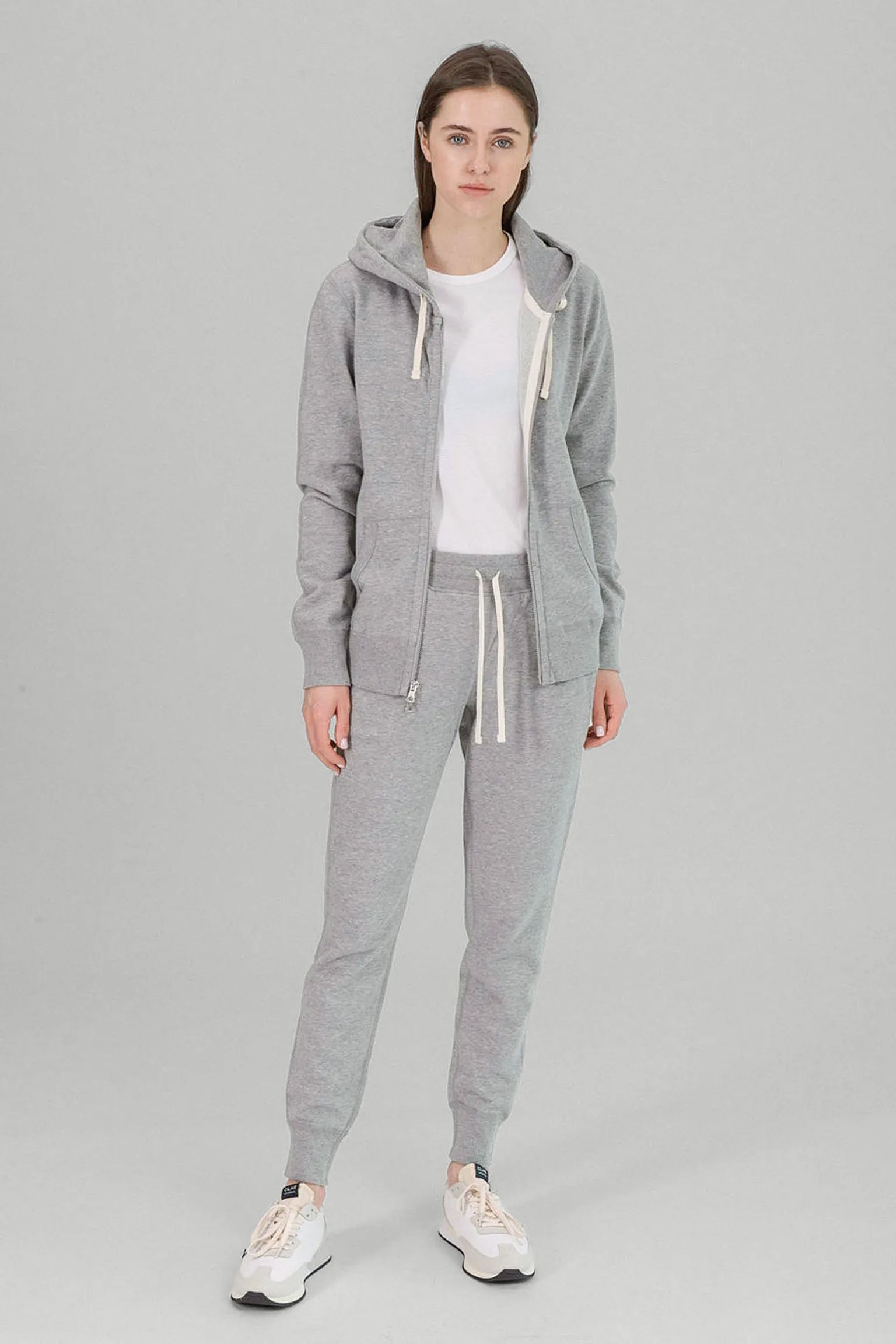 Спортивная кофта REIGNING CHAMP Women's Knit Pima Terry Full Zip Hoodie с доставкой