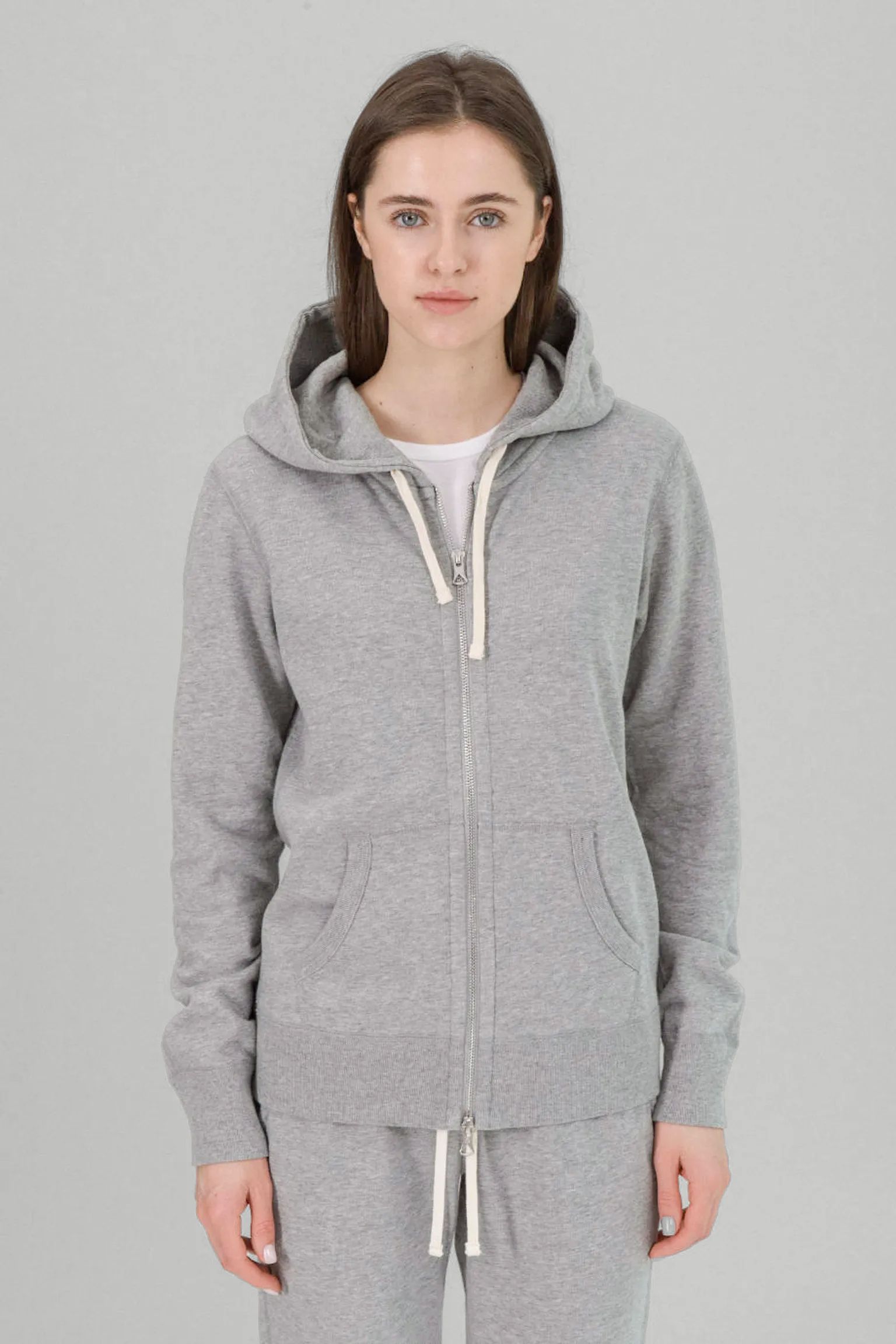 Стильные Спортивная кофта REIGNING CHAMP Women's Knit Pima Terry Full Zip Hoodie