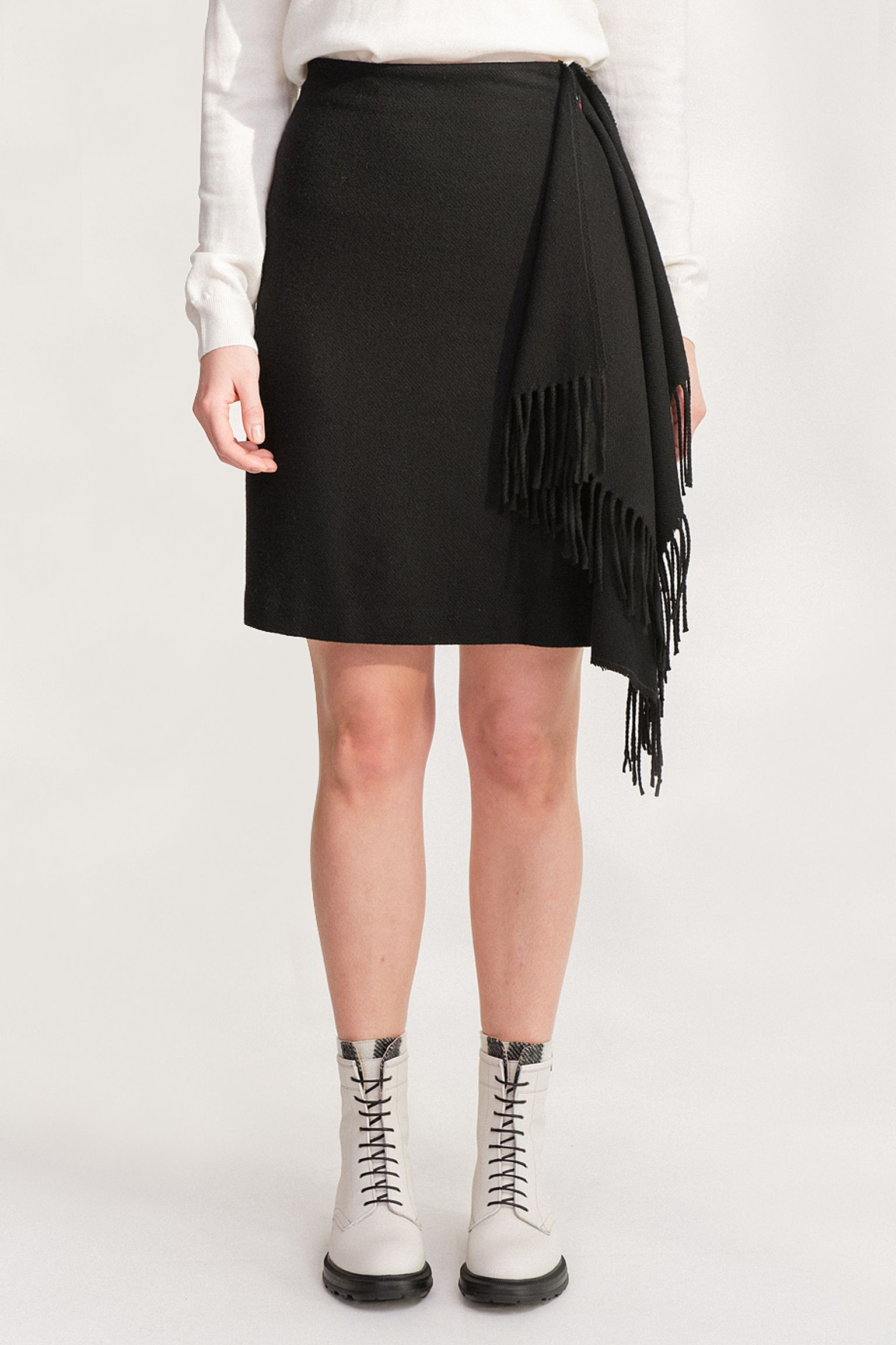 Юбка Woolrich W'S FRINGES SKIRT