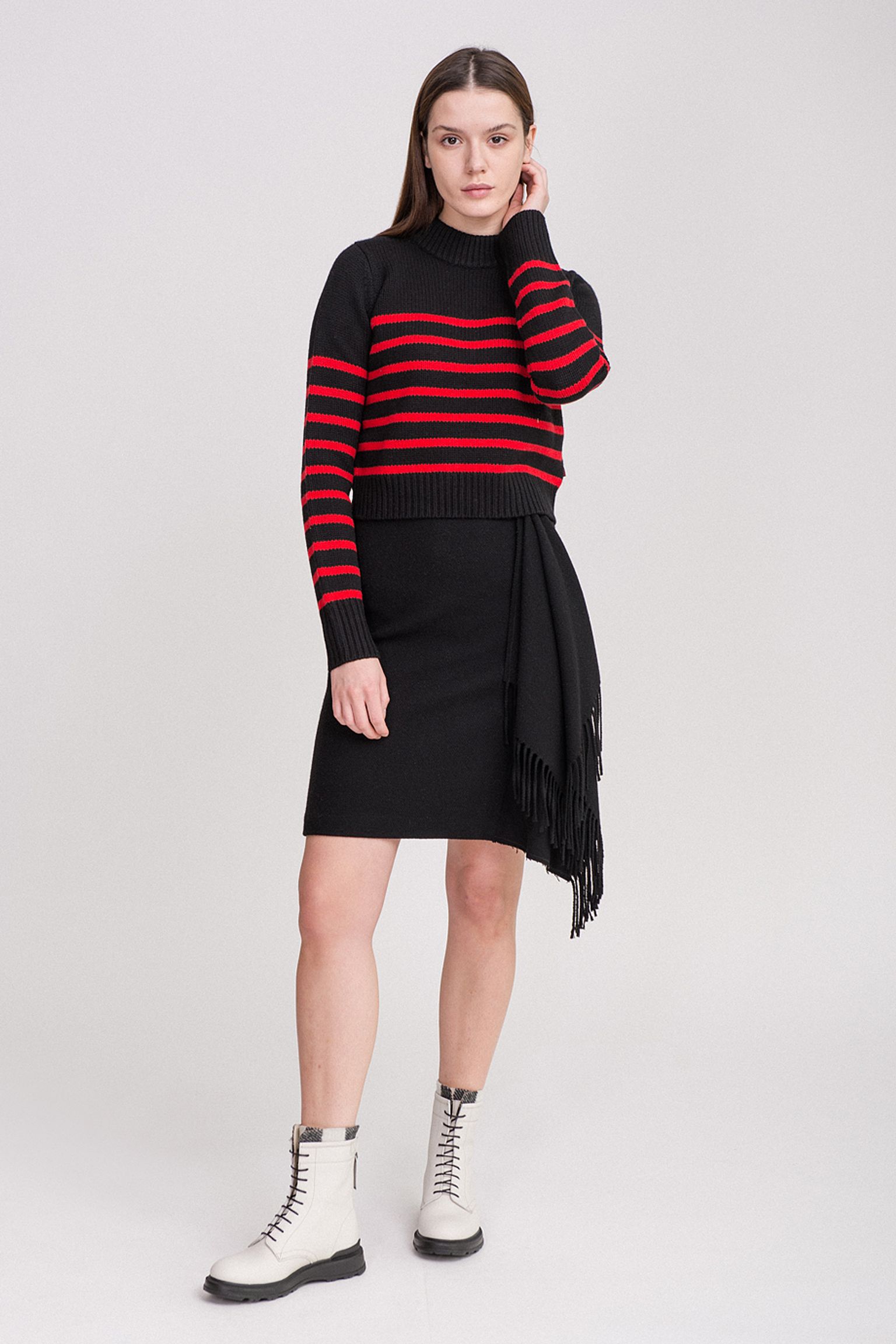 Юбка Woolrich W'S FRINGES SKIRT