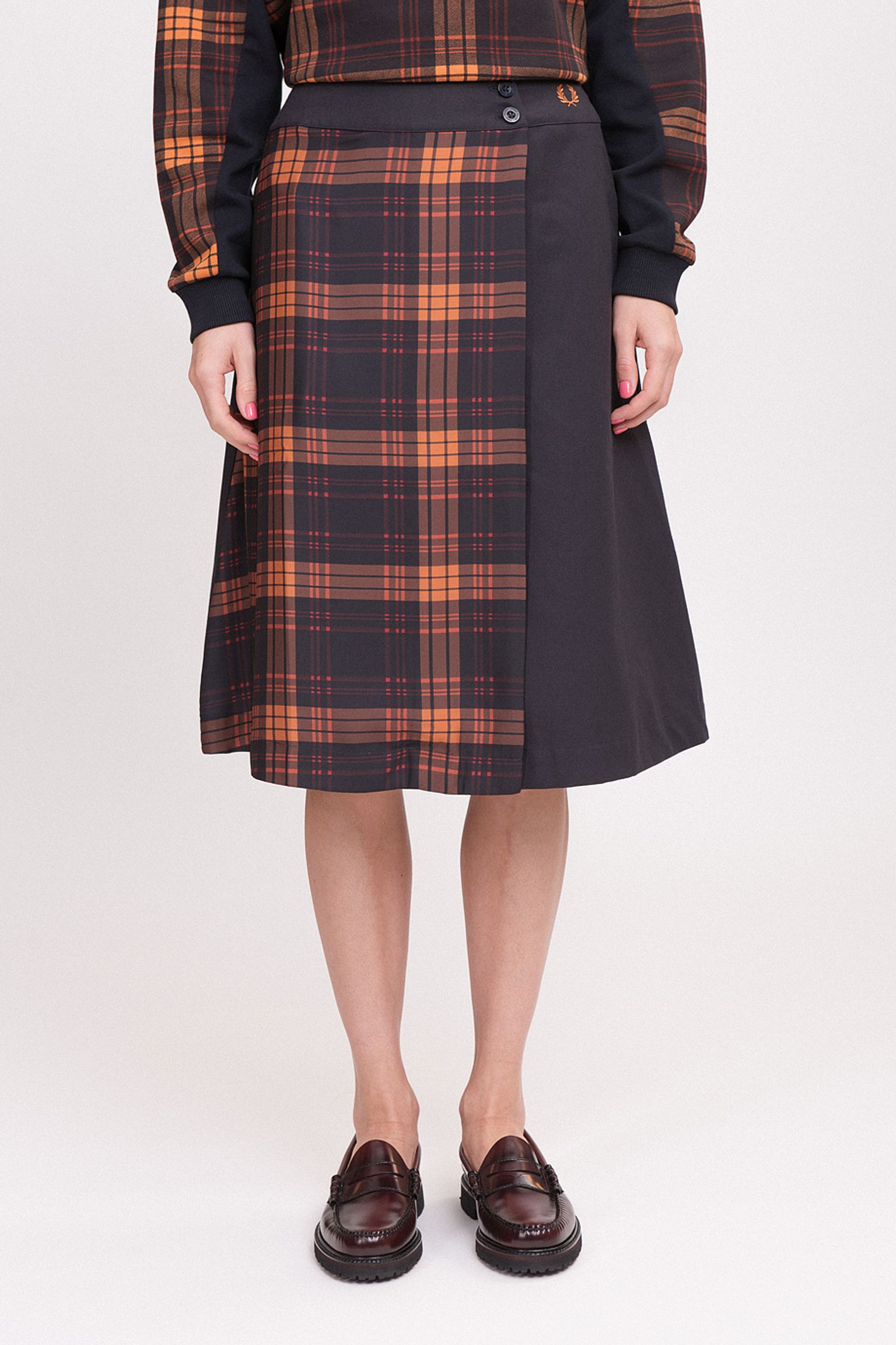 Юбка PLEATED TARTAN SKIRT купить