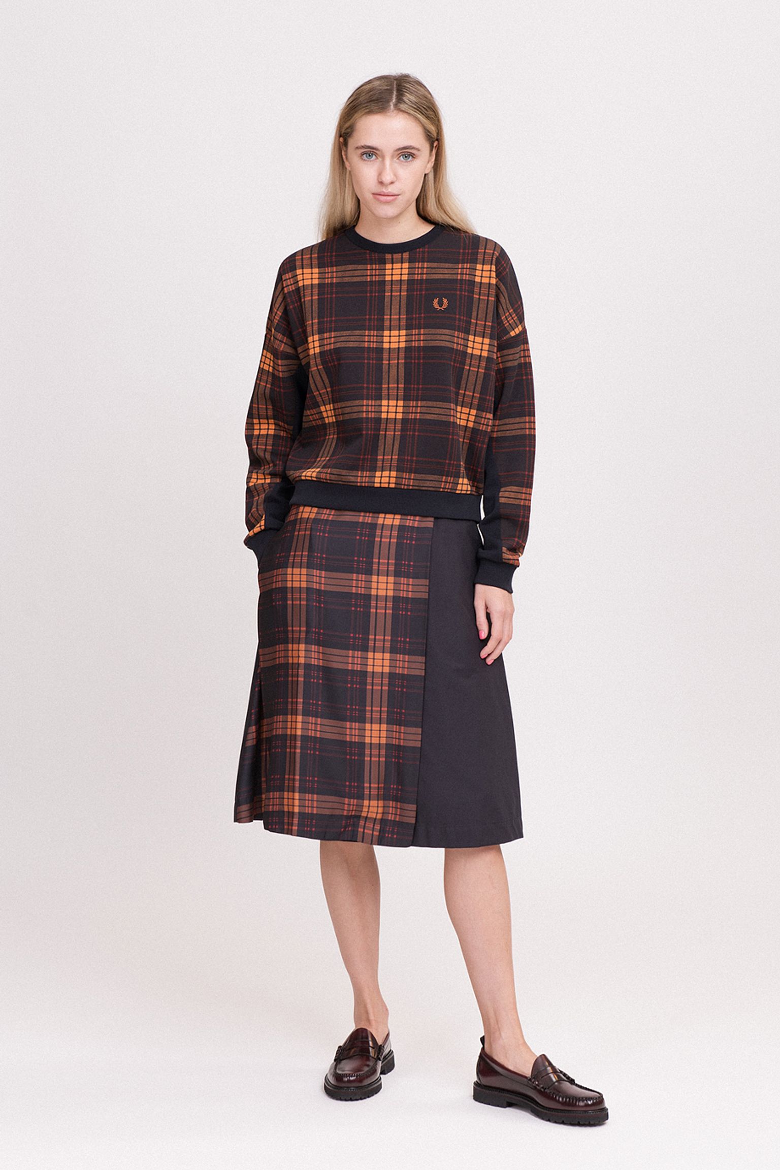 Юбка PLEATED TARTAN SKIRT