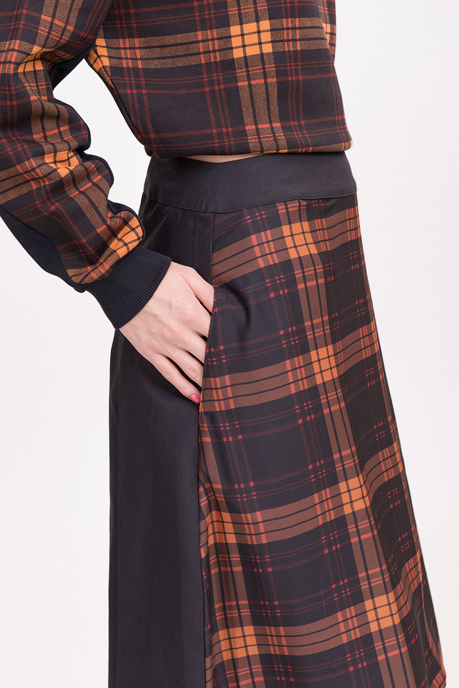 Юбка PLEATED TARTAN SKIRT