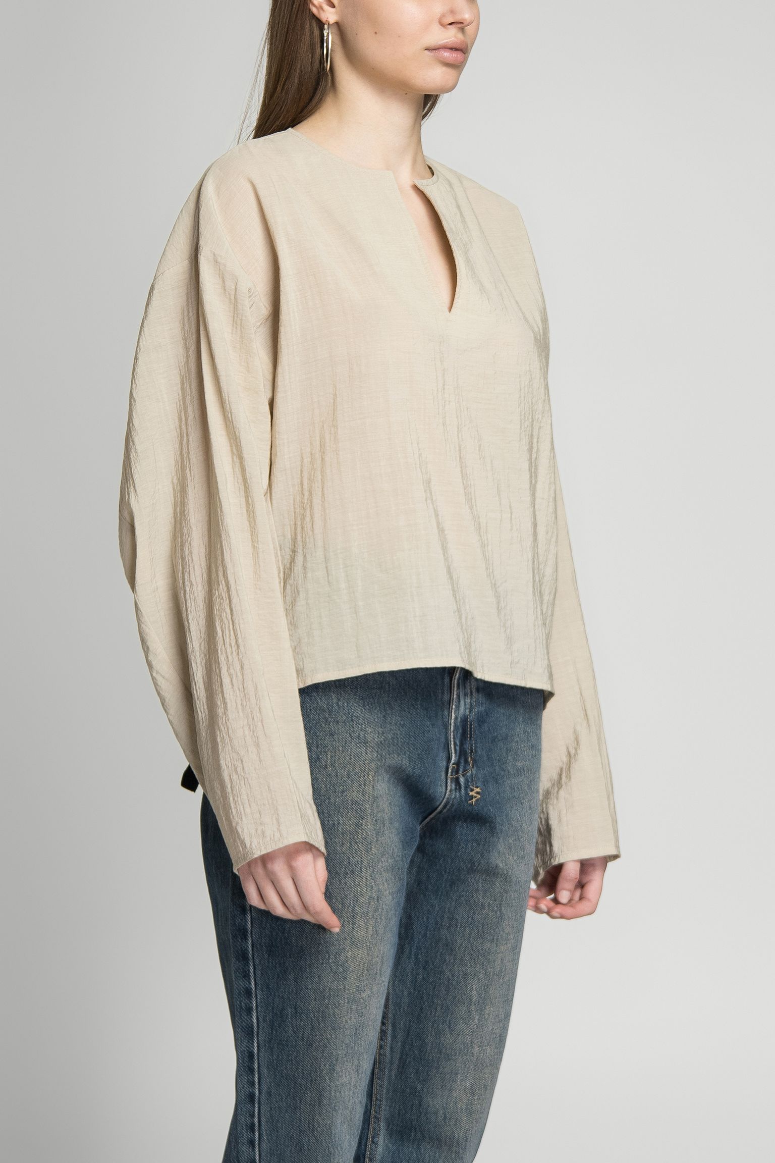 Блузка LE17SEPTEMBRE LONG SLEEVE DOLMAN BLOUSE с доставкой