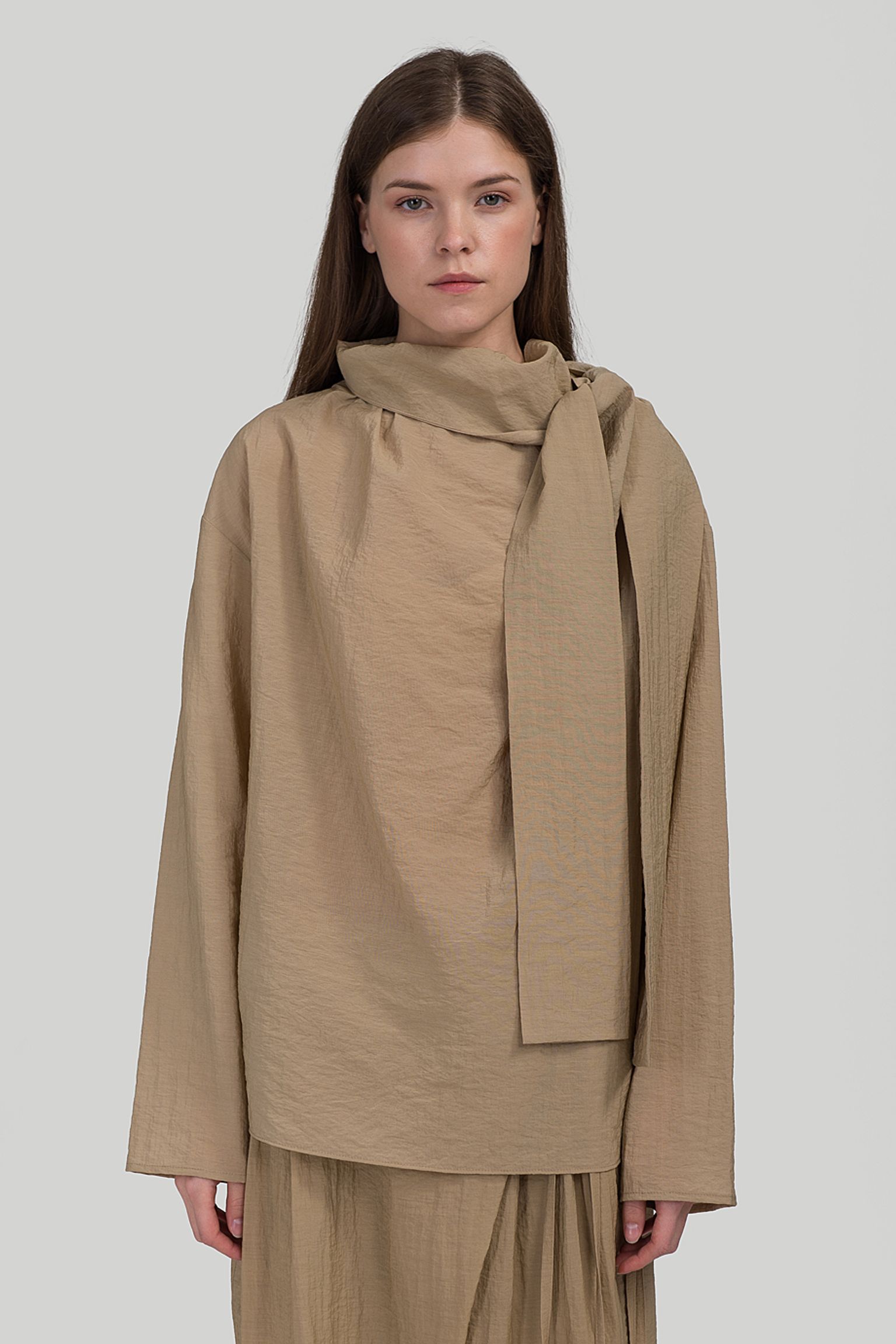 Блузка LE17SEPTEMBRE MUFFLER BLOUSE