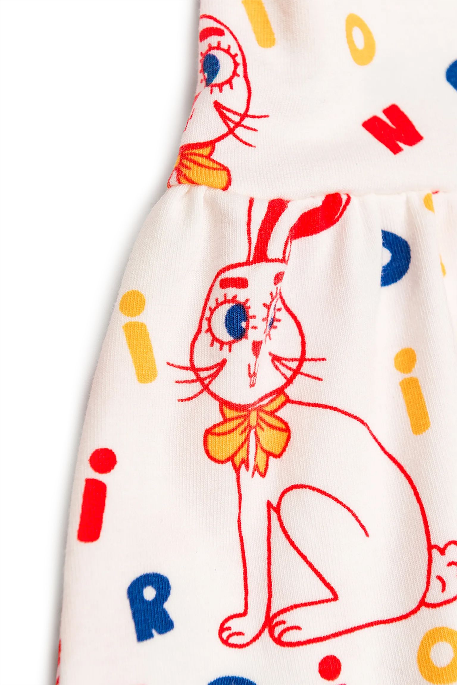 платье MINI RODINI KIDS MR rabbit aop ss dress с доставкой