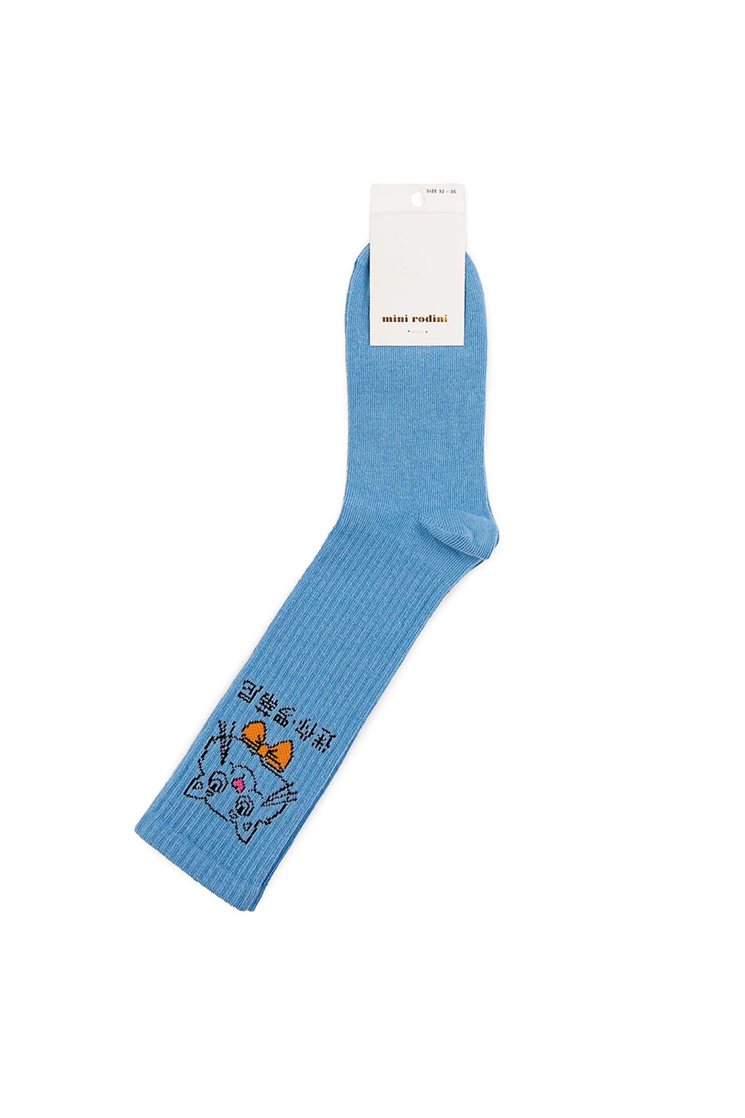носки MINI RODINI KIDS Cat socks купить