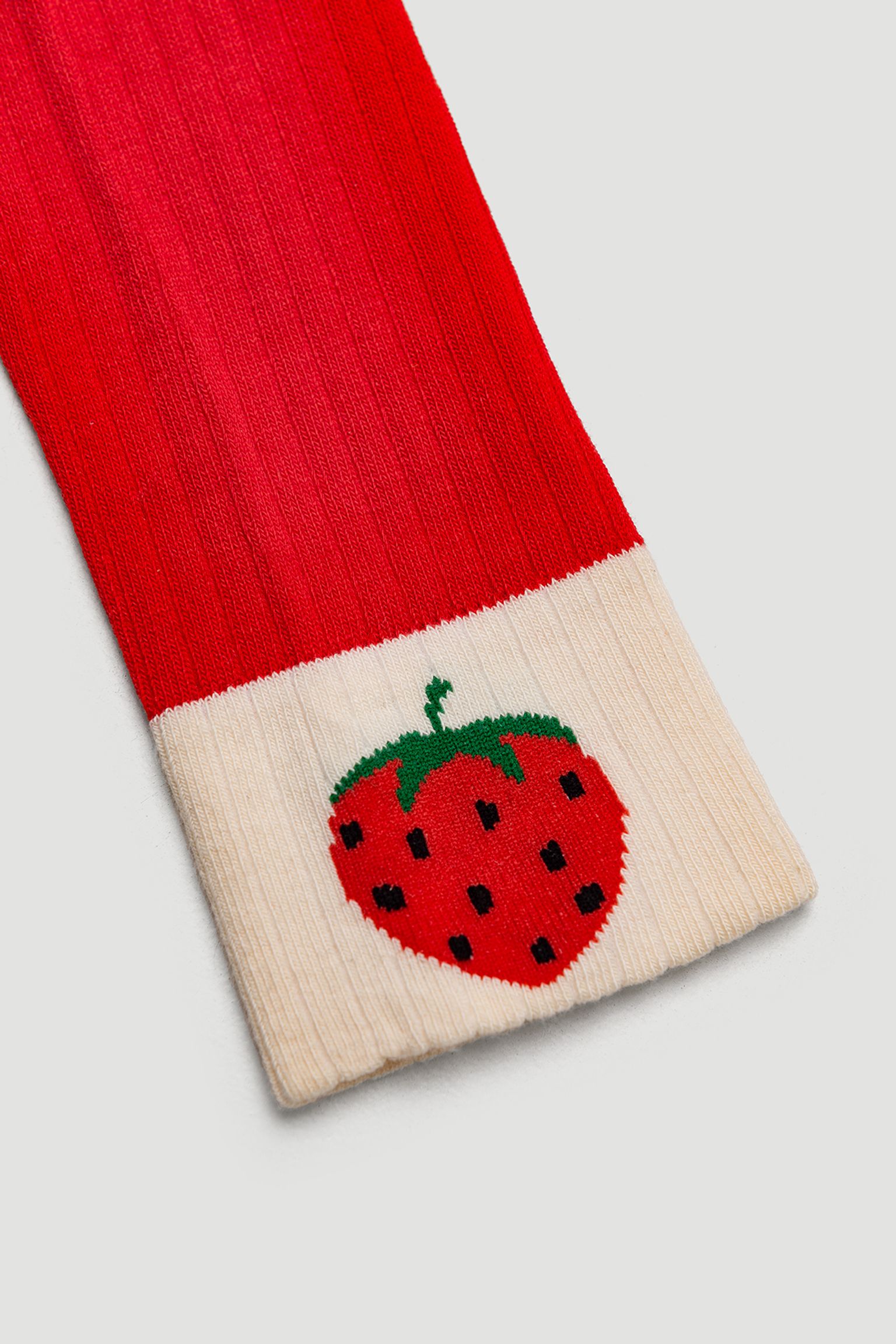 леггинсы MINI RODINI KIDS Ribbed strawberry leggings