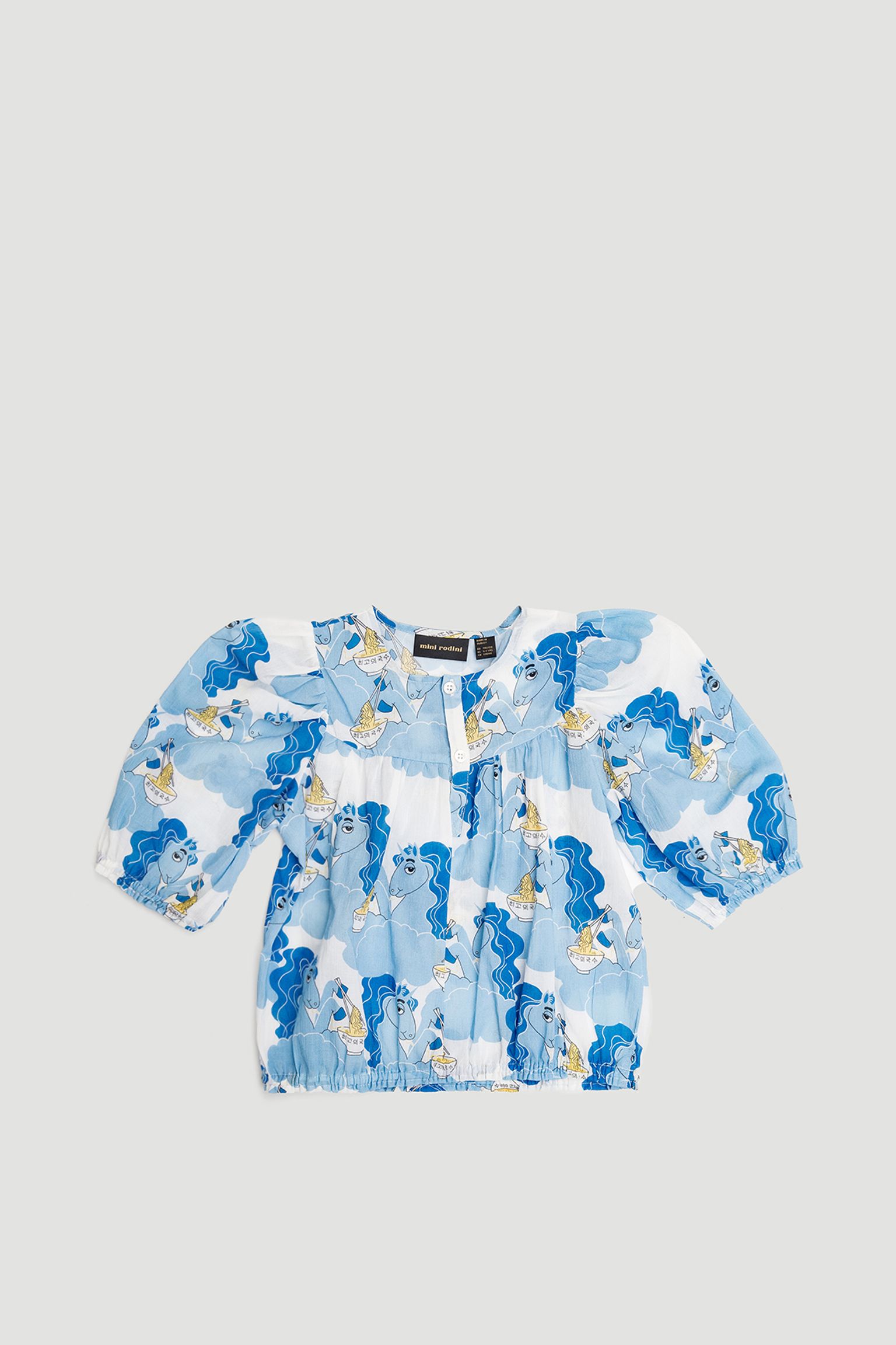 блузка   Unicorn noodles woven blouse