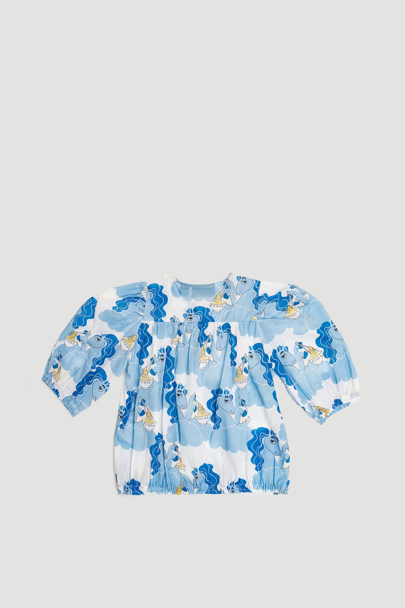 блузка   Unicorn noodles woven blouse