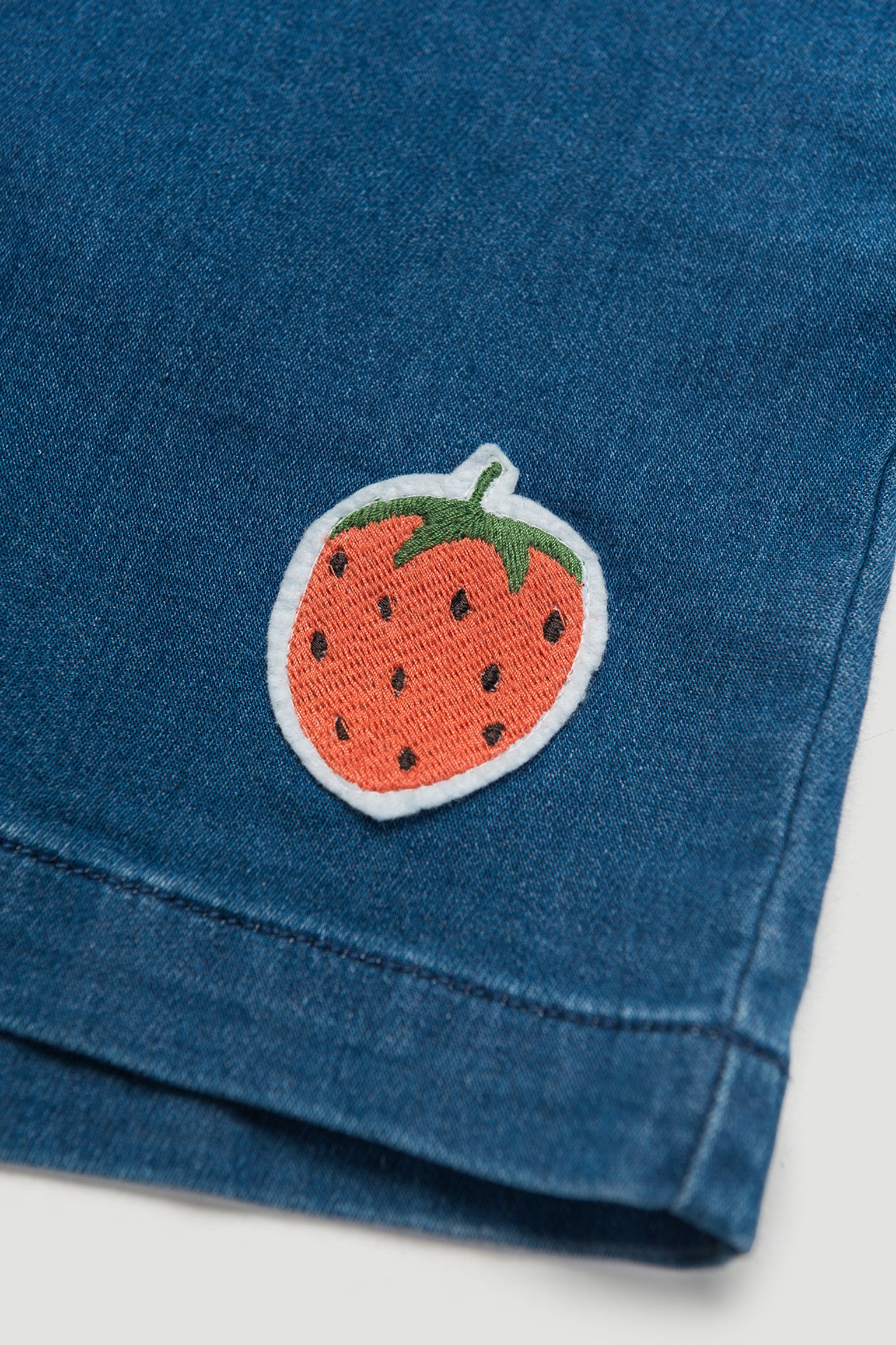 шорти   Denim strawberry shorts