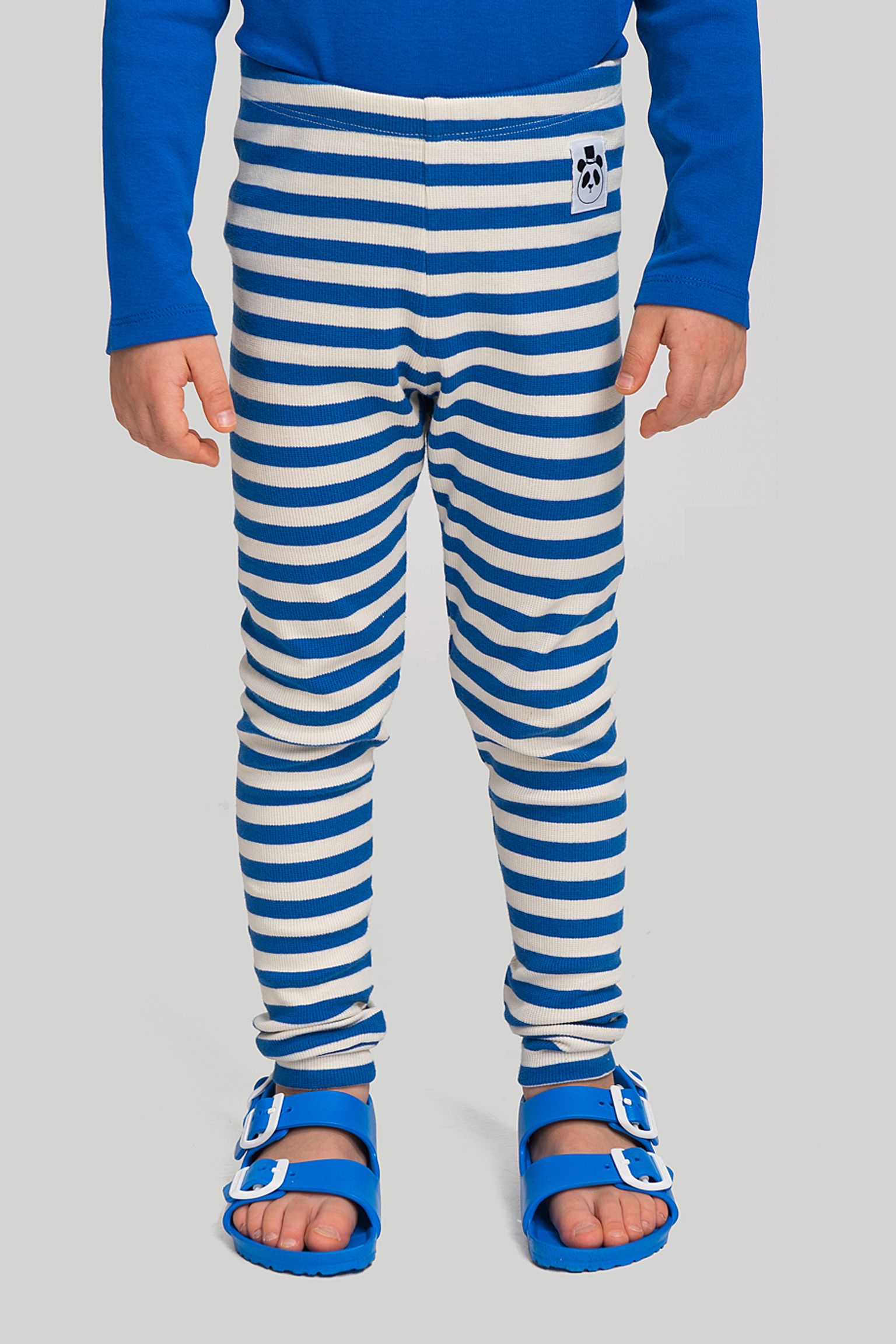 легінси MINI RODINI Stripe rib leggings