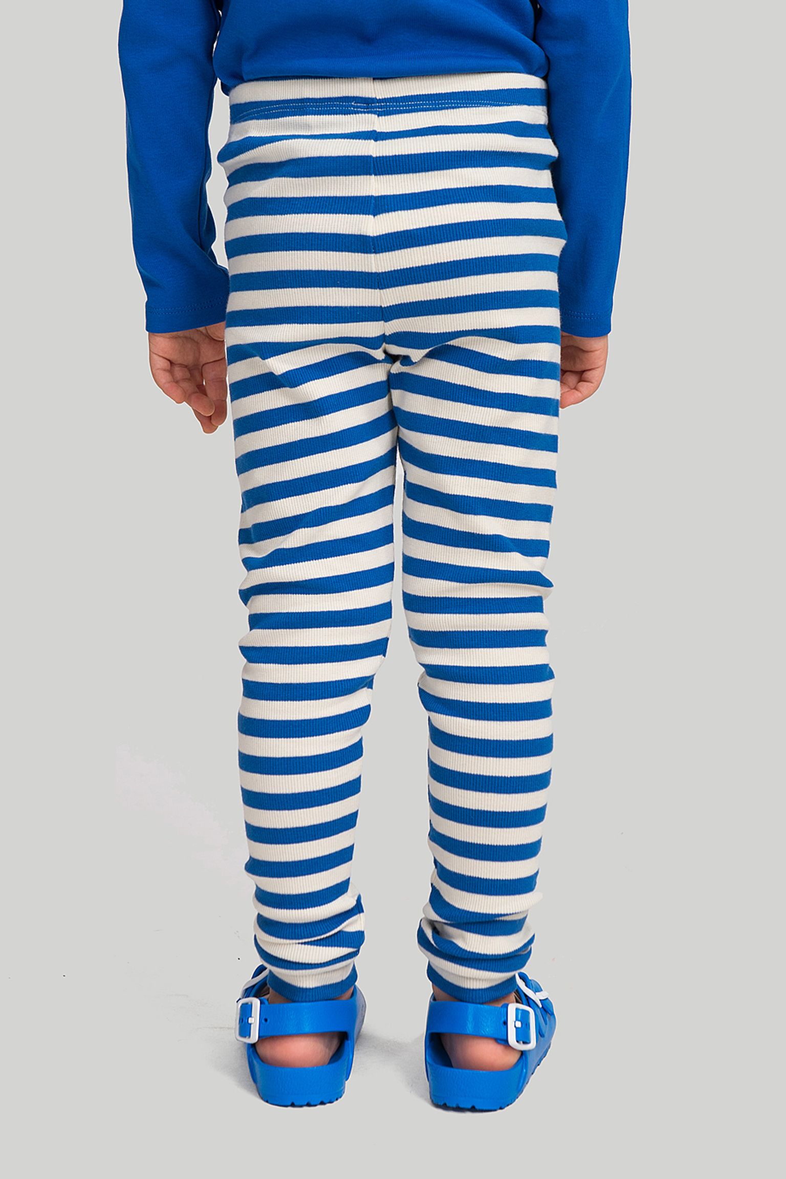 леггинсы MINI RODINI Stripe rib leggings